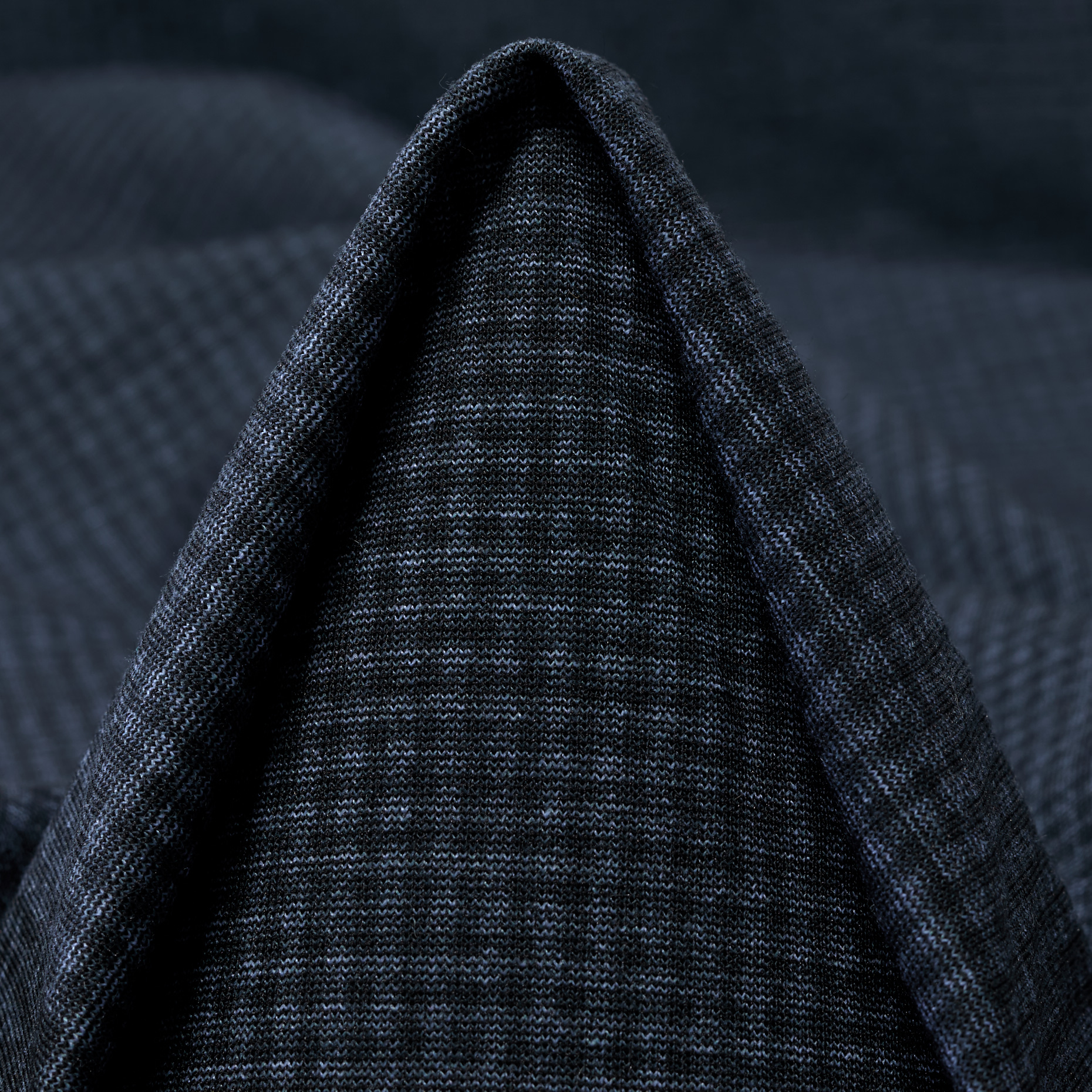 JERSEY, VISCOSE BLEND, MICRO DESIGN, BLUE INDIGO