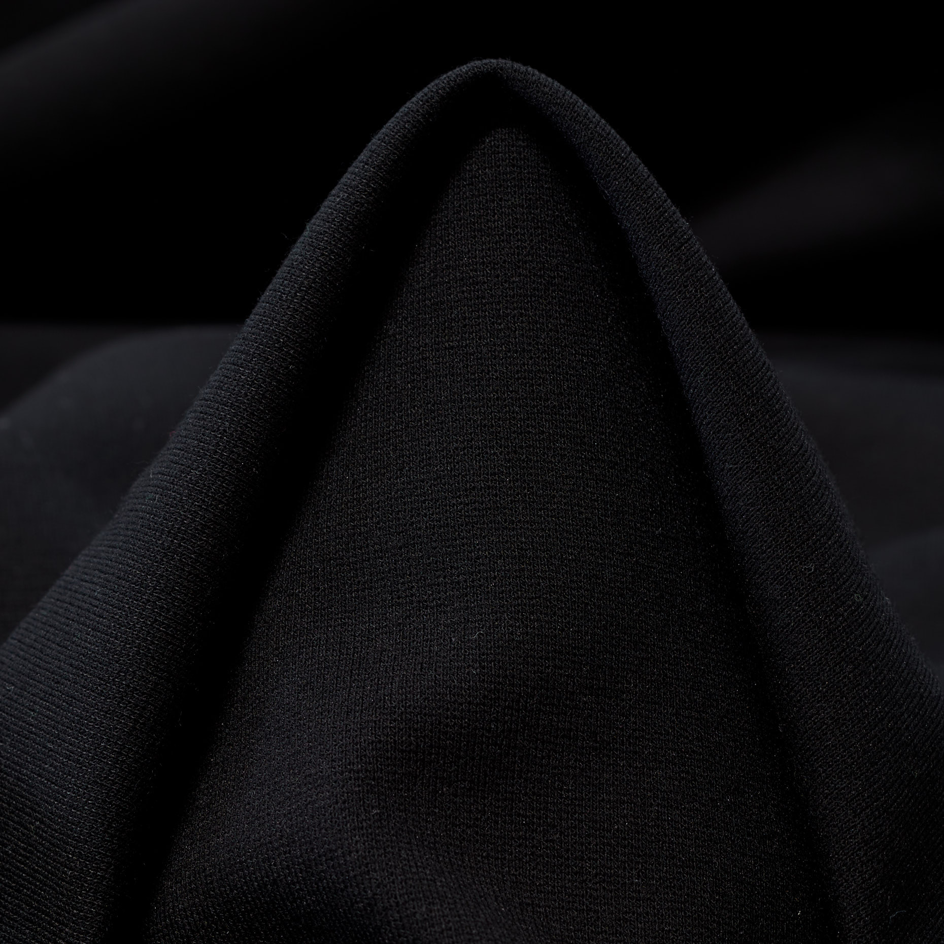 JERSEY, VISCOSE, ELASTIC, JET BLACK (F000036616)