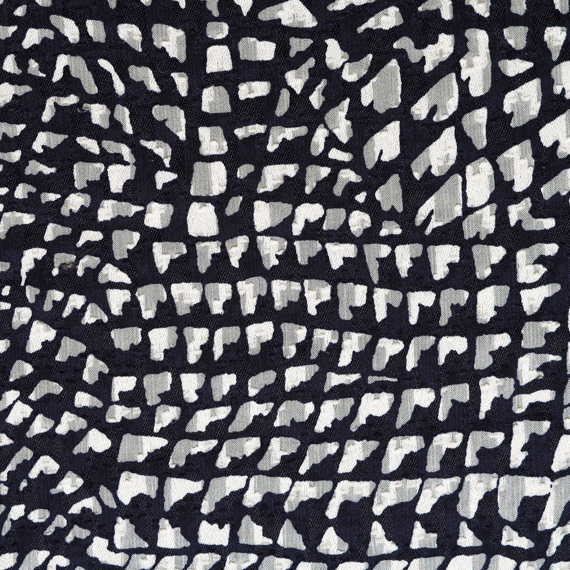 Chifón, Estampado, Polar Night&Ivory (F000043241) - Tejido