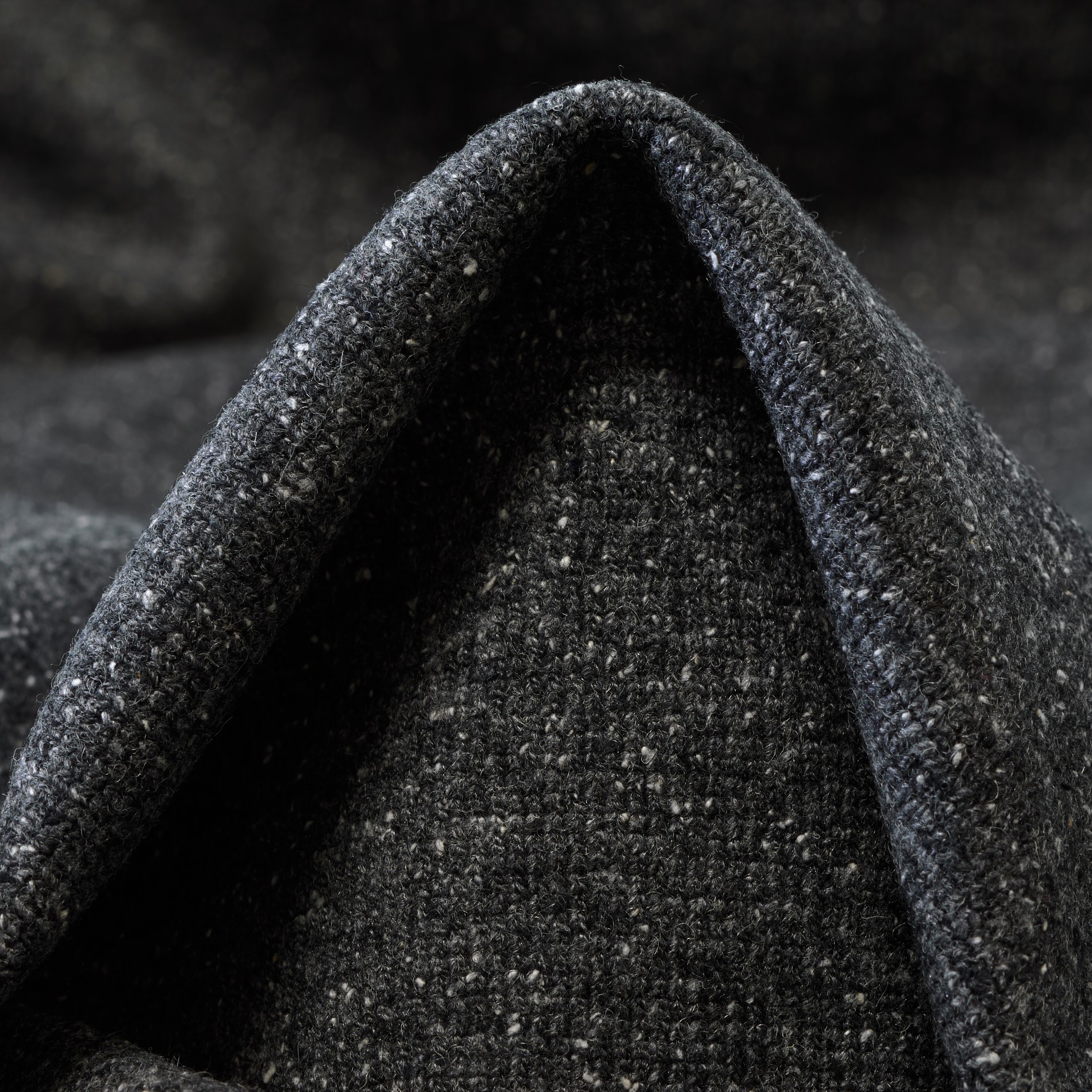 DOUBLE, JERSEY, WOOL SILK, ASPHALT (F000032176)