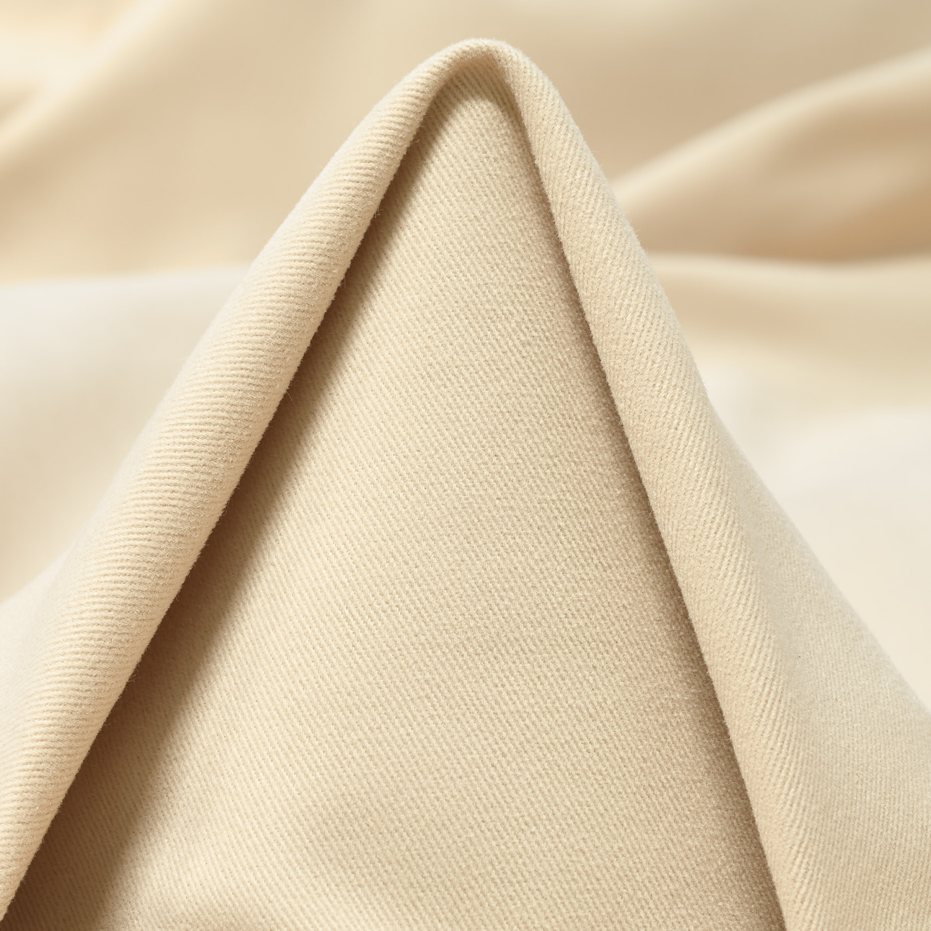 Твил, Хлопок, Шлифованный, Creme Brûlée (F000044706)