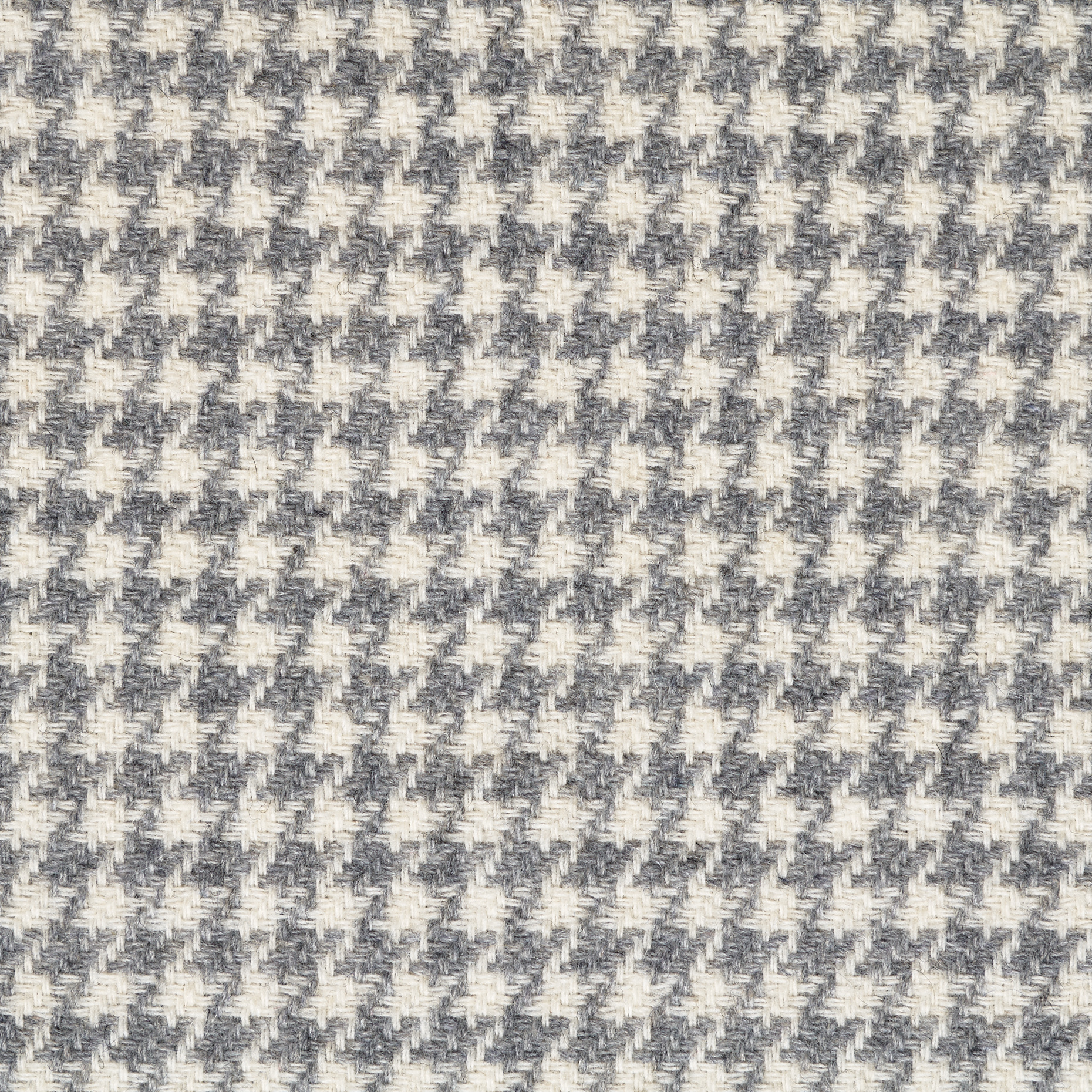 WOOL, HOUNDSTOOTH, LUCENT WHITE&GHOST GRAY (F000047431) - Texture