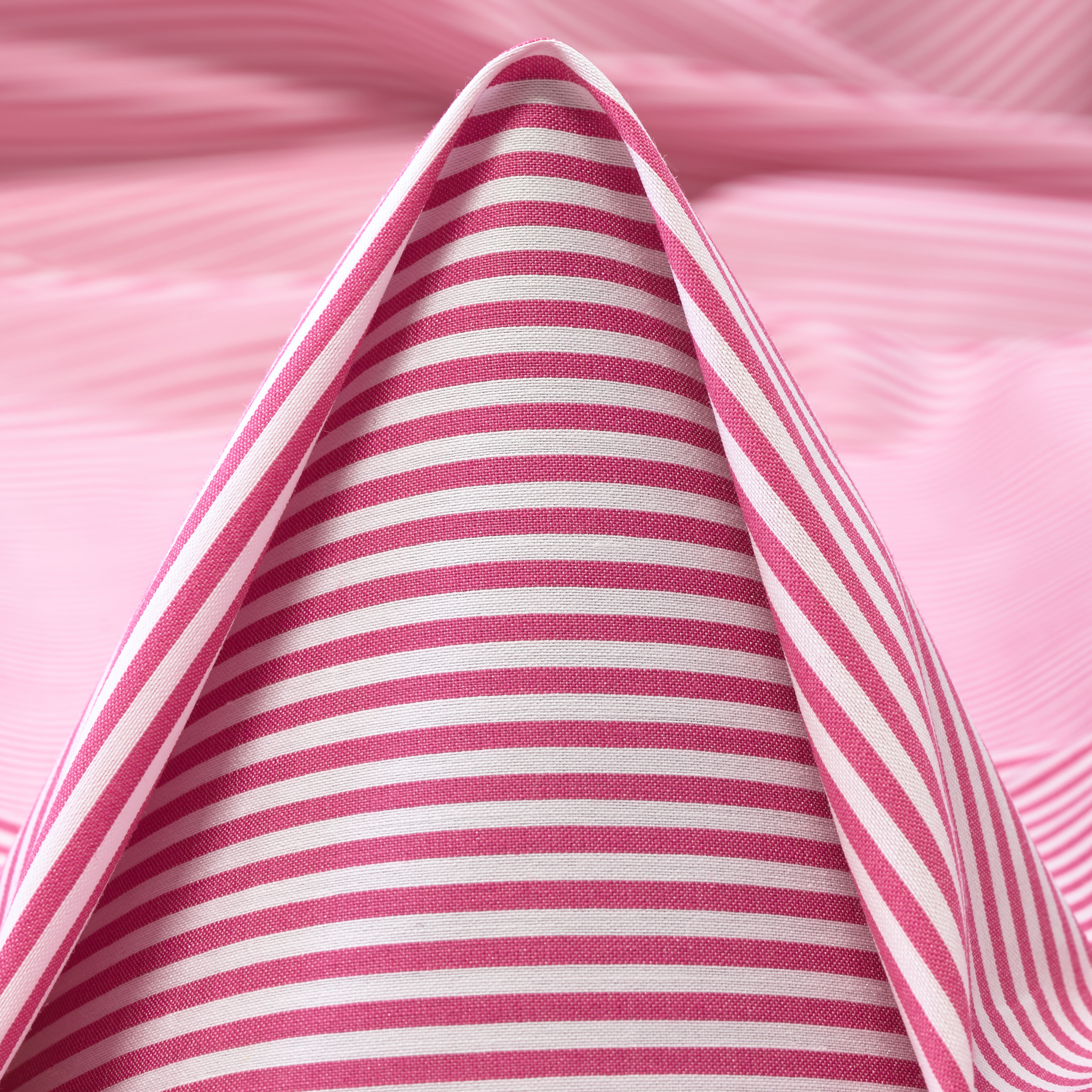 POPLIN, COTTON ELASTIC, STRIPES, RASPBERRY (F000029256)