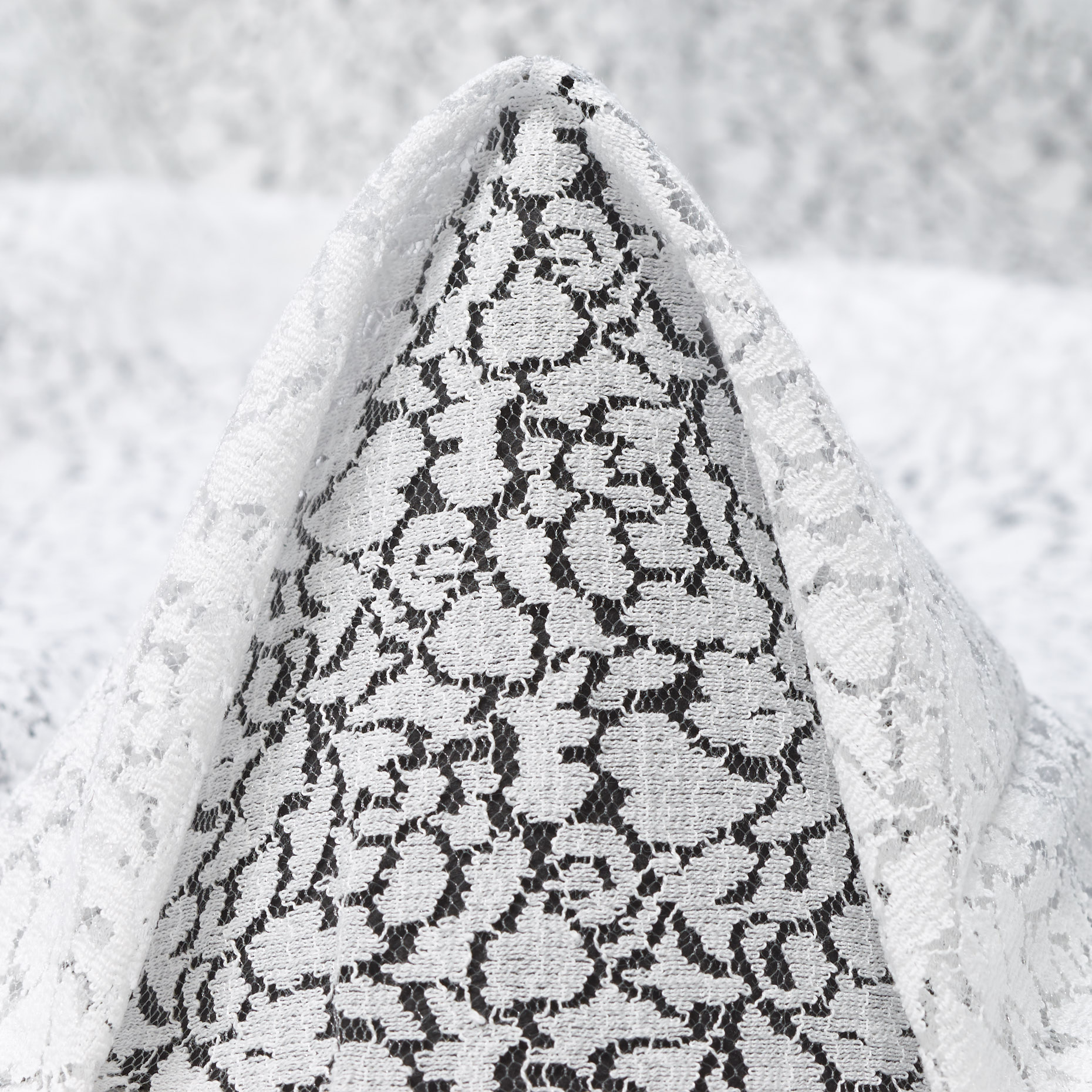 LACE, COTTON, BRILLIANT WHITE