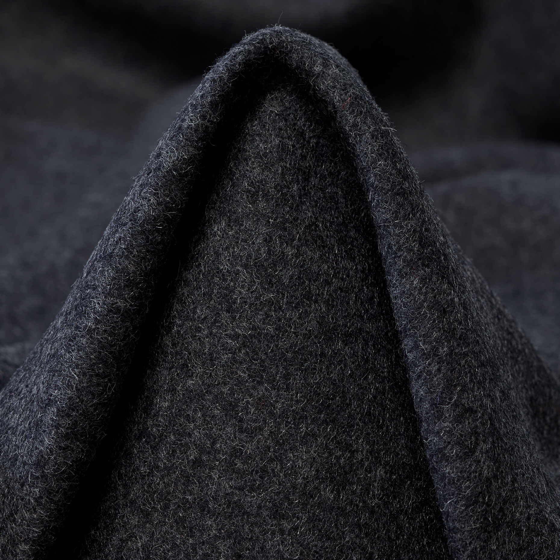 DRAP, WOOL, CASHMERE, ASPHALT