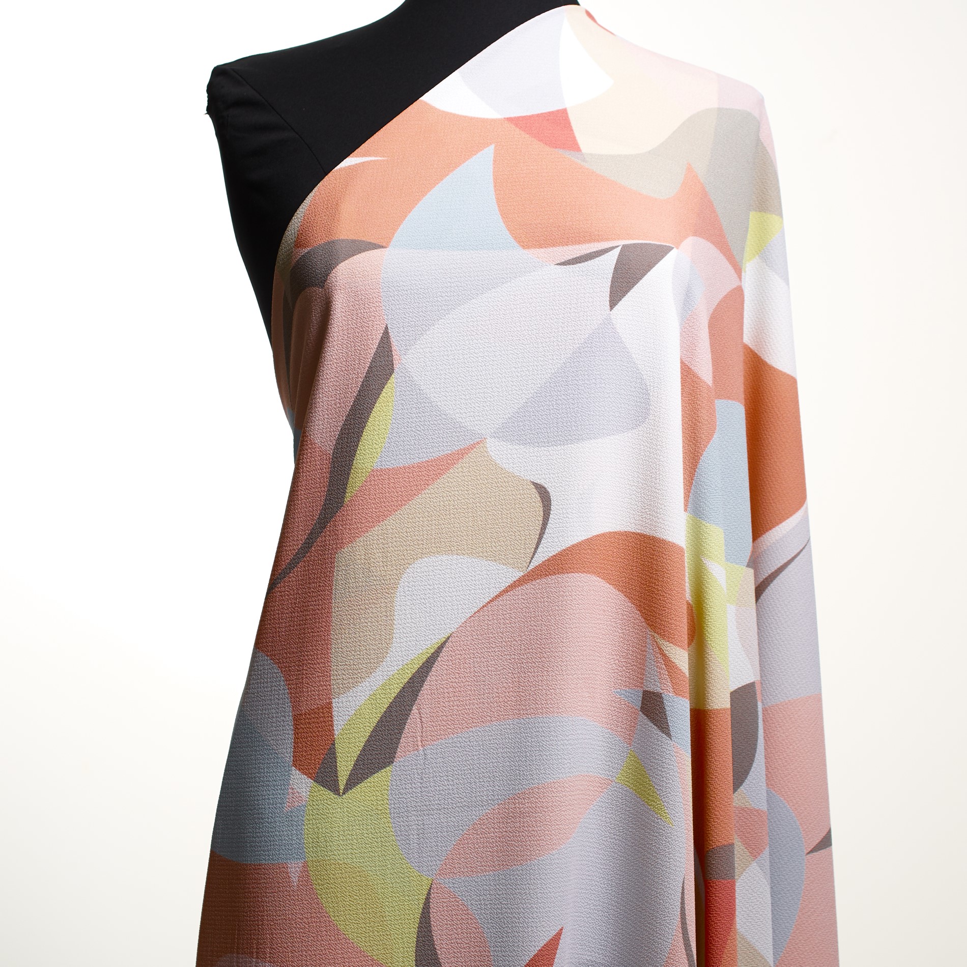 CRÊPE, PRINTED, CHALK PINK&COLOR MIX (F000032376) - Mannequin