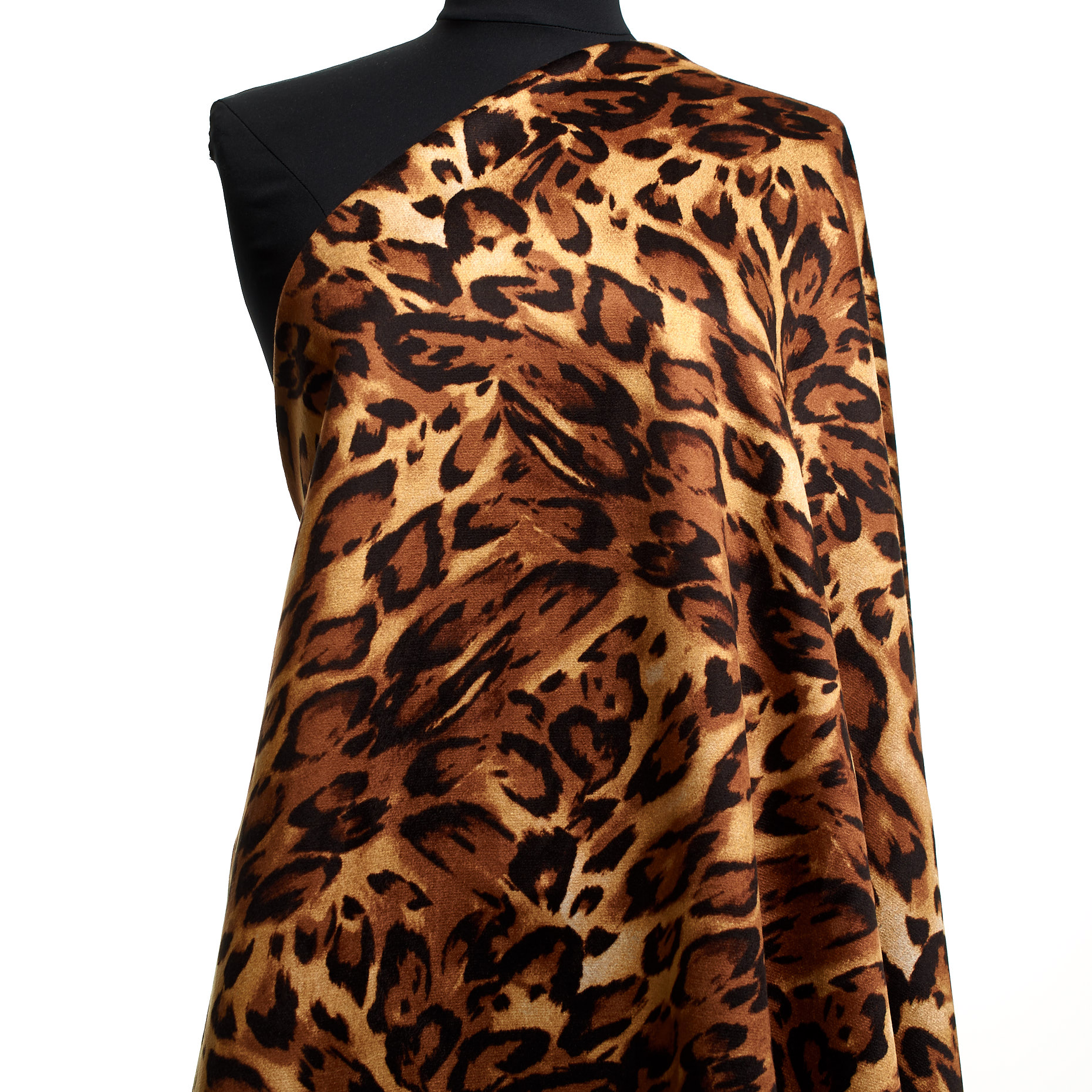FLEECE, VISCOSE, ANIMAL, MAPLE SUGAR (F000045376) - Mannequin