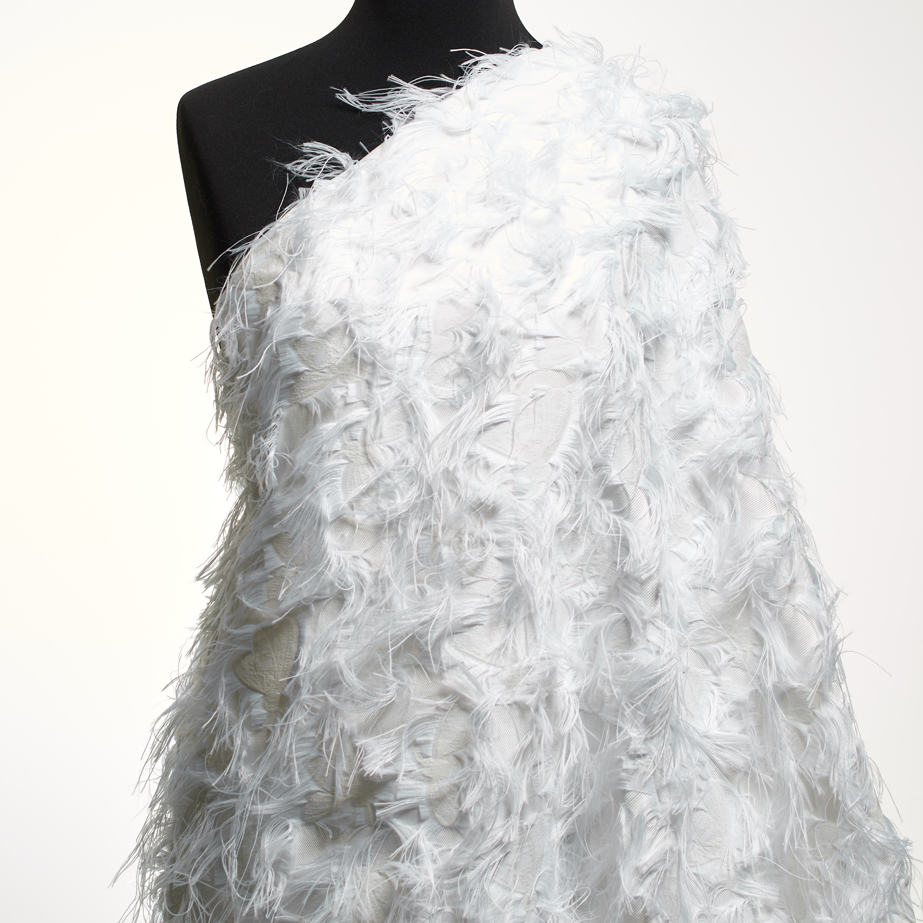 Jacquard, Fil Coupé, Viscosa, Snow White (P000004880) - Maniquí