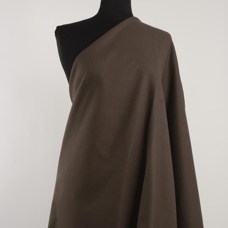 COTTON, ELASTIC, STRUCTURE, CHESTNUT (F000028830) - Mannequin