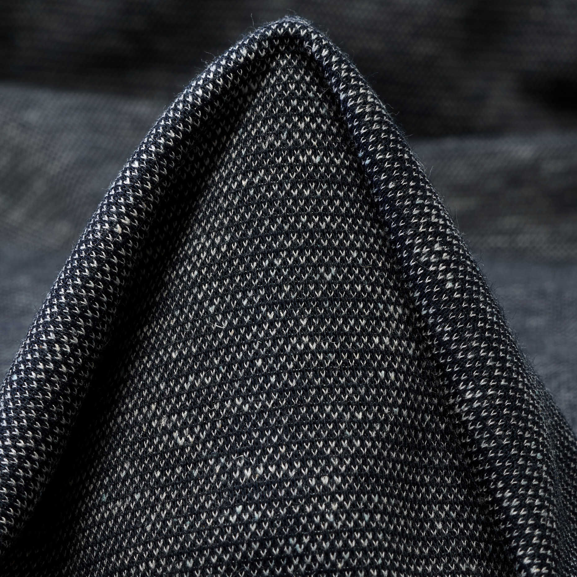 JERSEY, COTTON, SILK BLEND, JET BLACK&SNOW WHITE (F000044595)