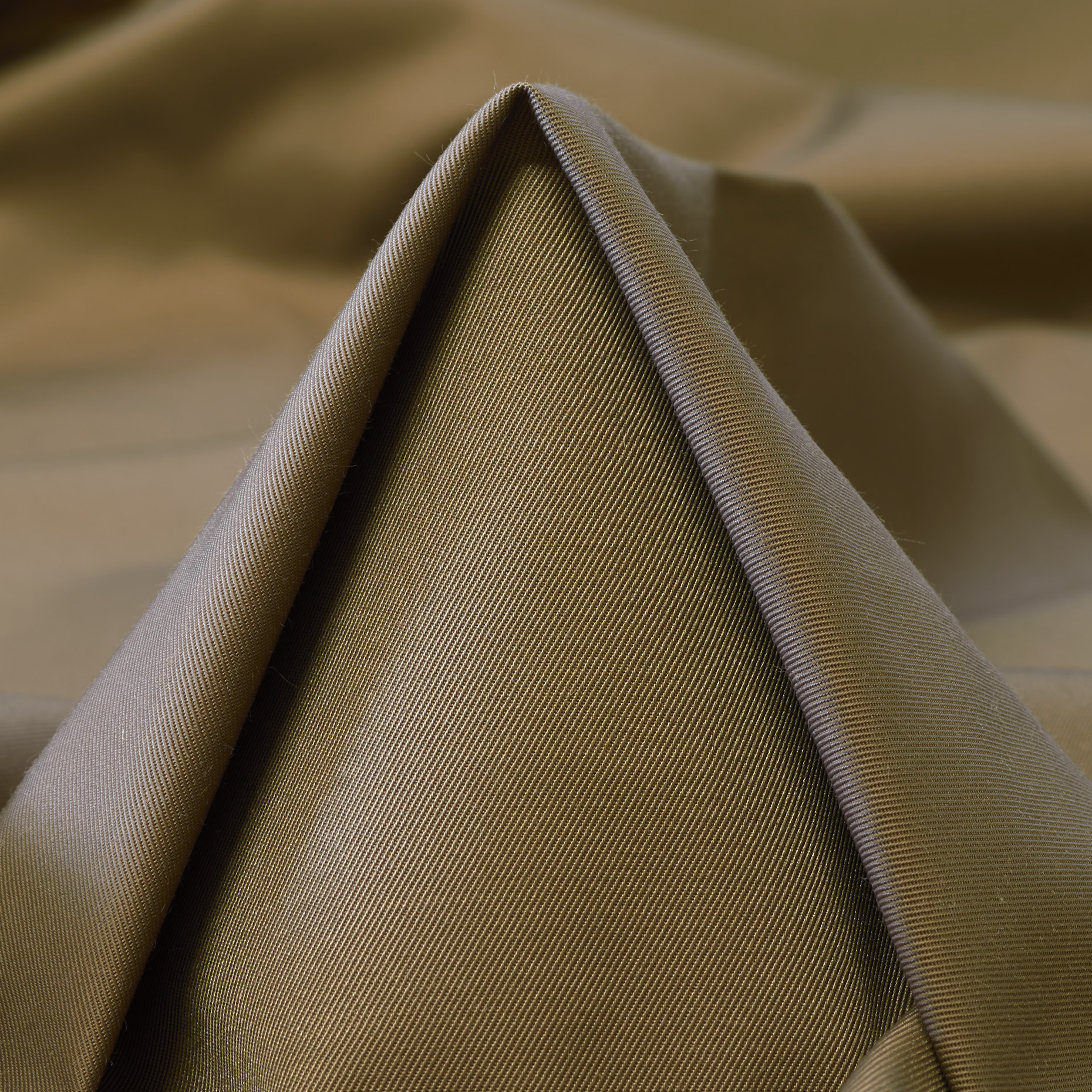 TWILL, COTTON BLEND, WATER REPELLENT, BURNT OLIVE (F000039341)