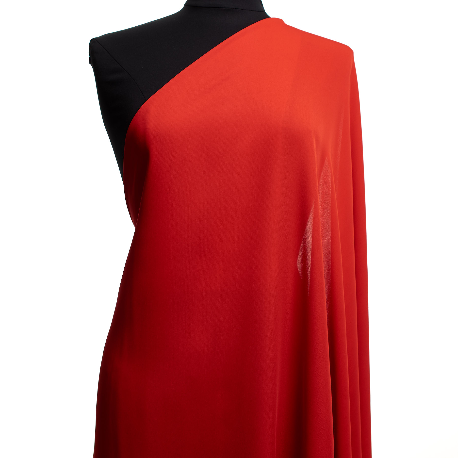 Crêpe, Viscose , Tomato (F000043761) - Mannequin