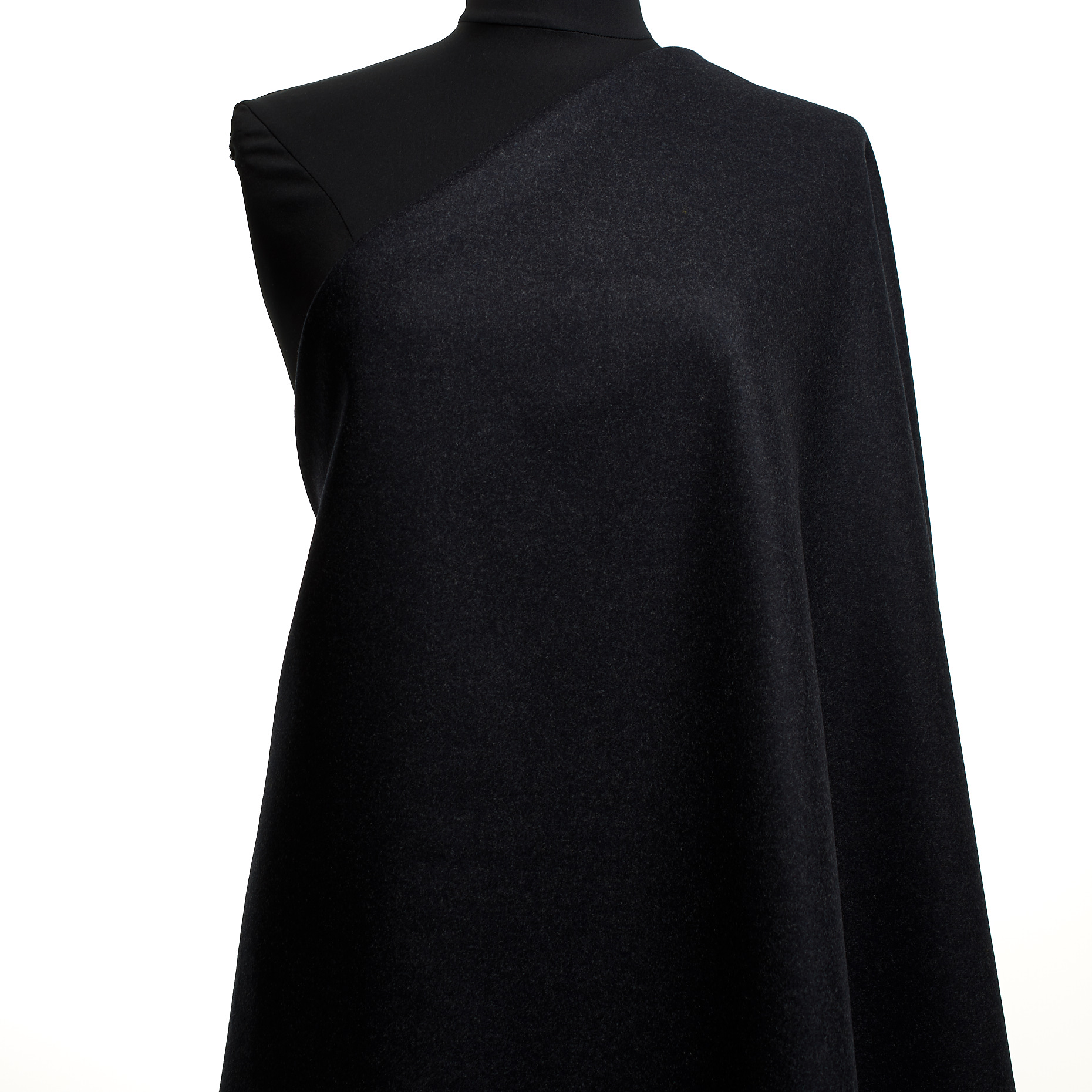 Loden, Wełna, Melange, Asphalt (F000048206) - Manekin