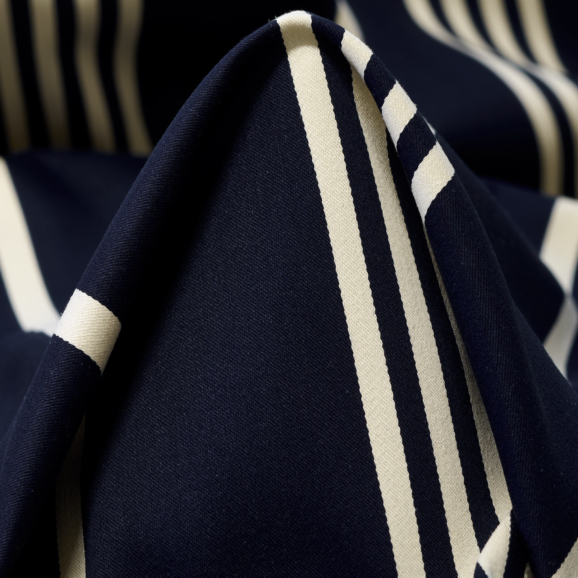 Твил, Хлопок, Стрейч, Dark Sapphire&Almond (F000043237)