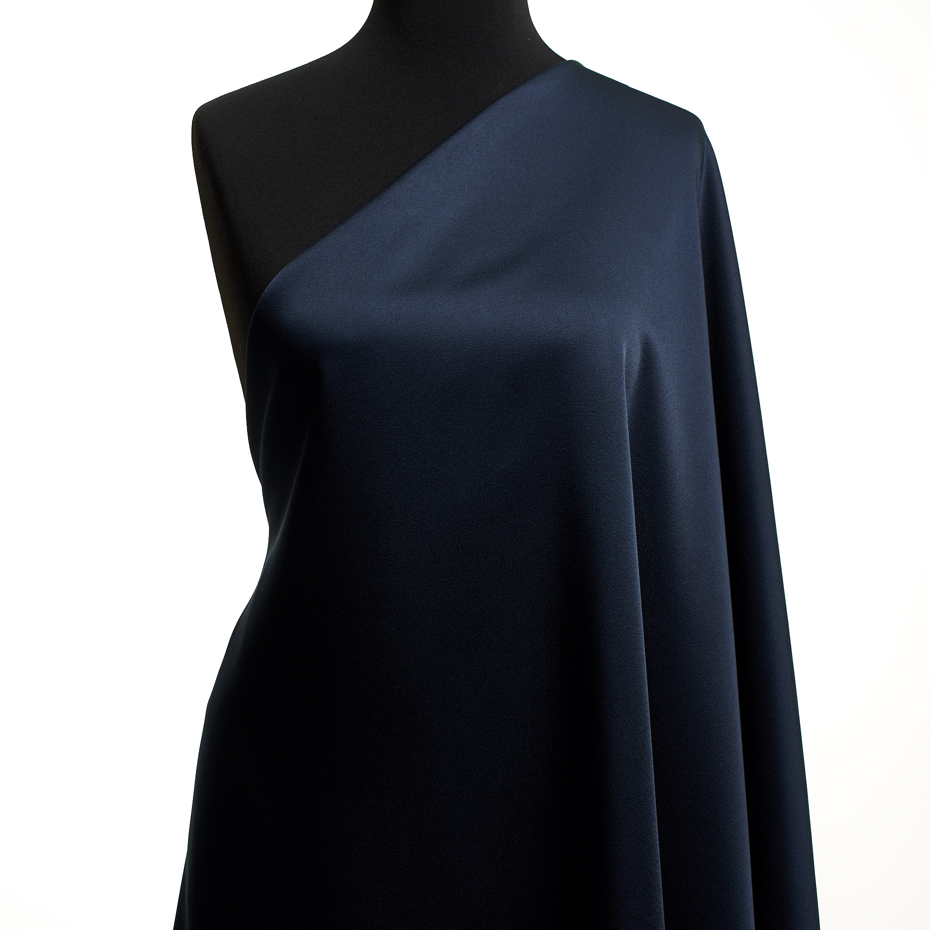 SATIN, ACETATE, VISCOSE, MOOD INDIGO (F000049364) - Mannequin