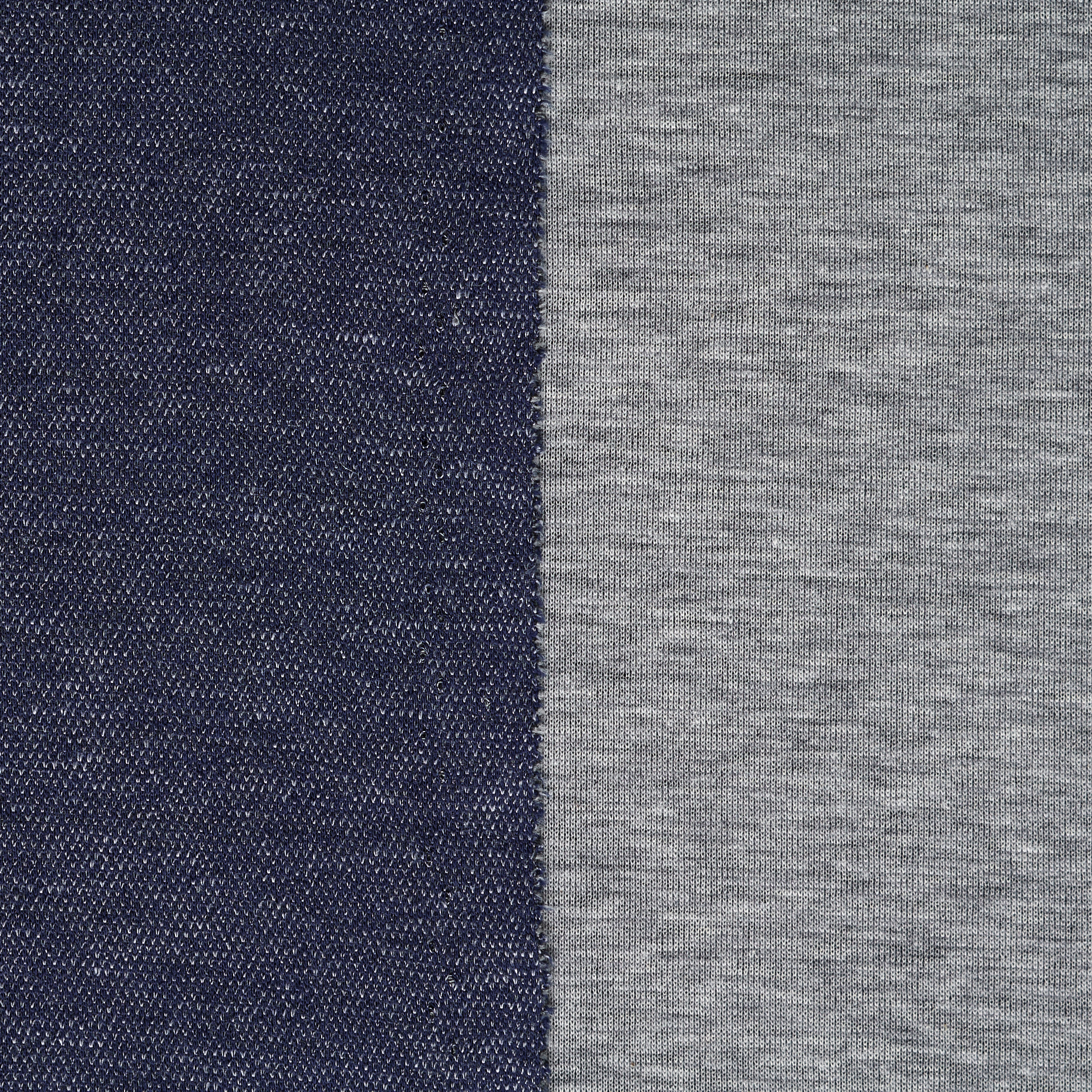 Double, Piquet, Cotone, Crown Blue&Lunar Rock (F000048040) - Trama