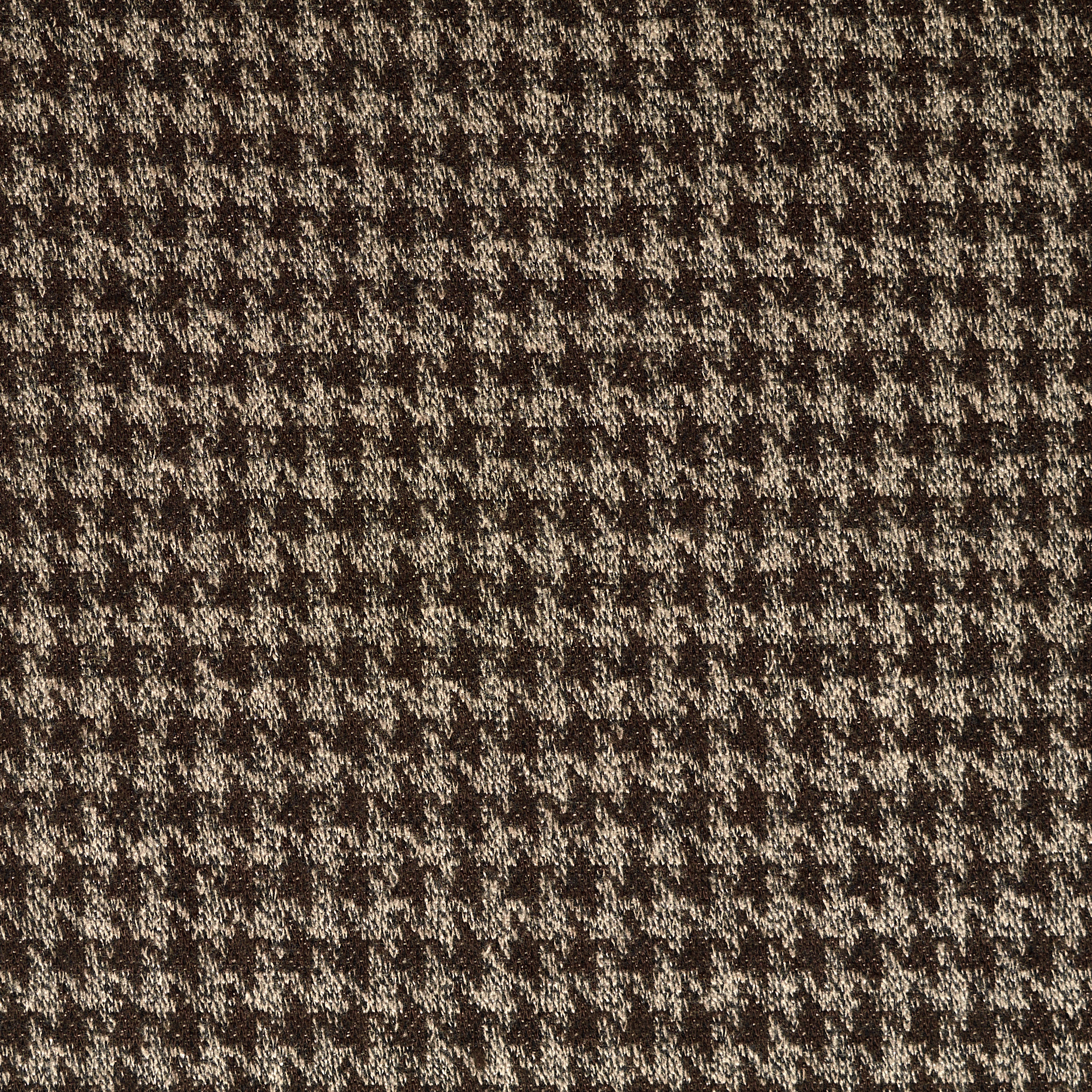 Jersey, Viskose Mix, Hahnentritt, Cornstalk&Deep Mahogany (F000047875) - Gewebe