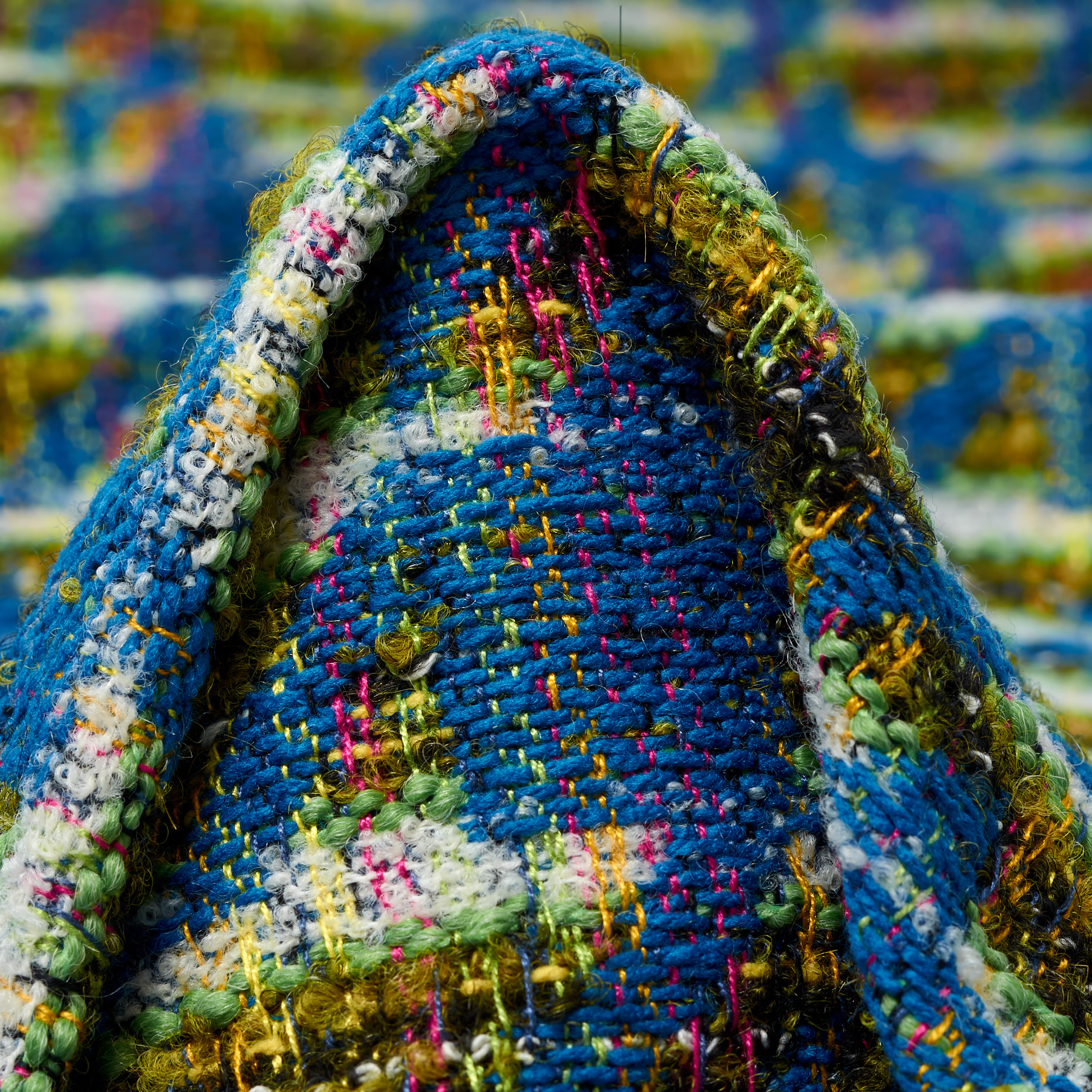 BOUCLÉ, CHANEL, MEDITERRANEAN BLUE&DRIED HERB