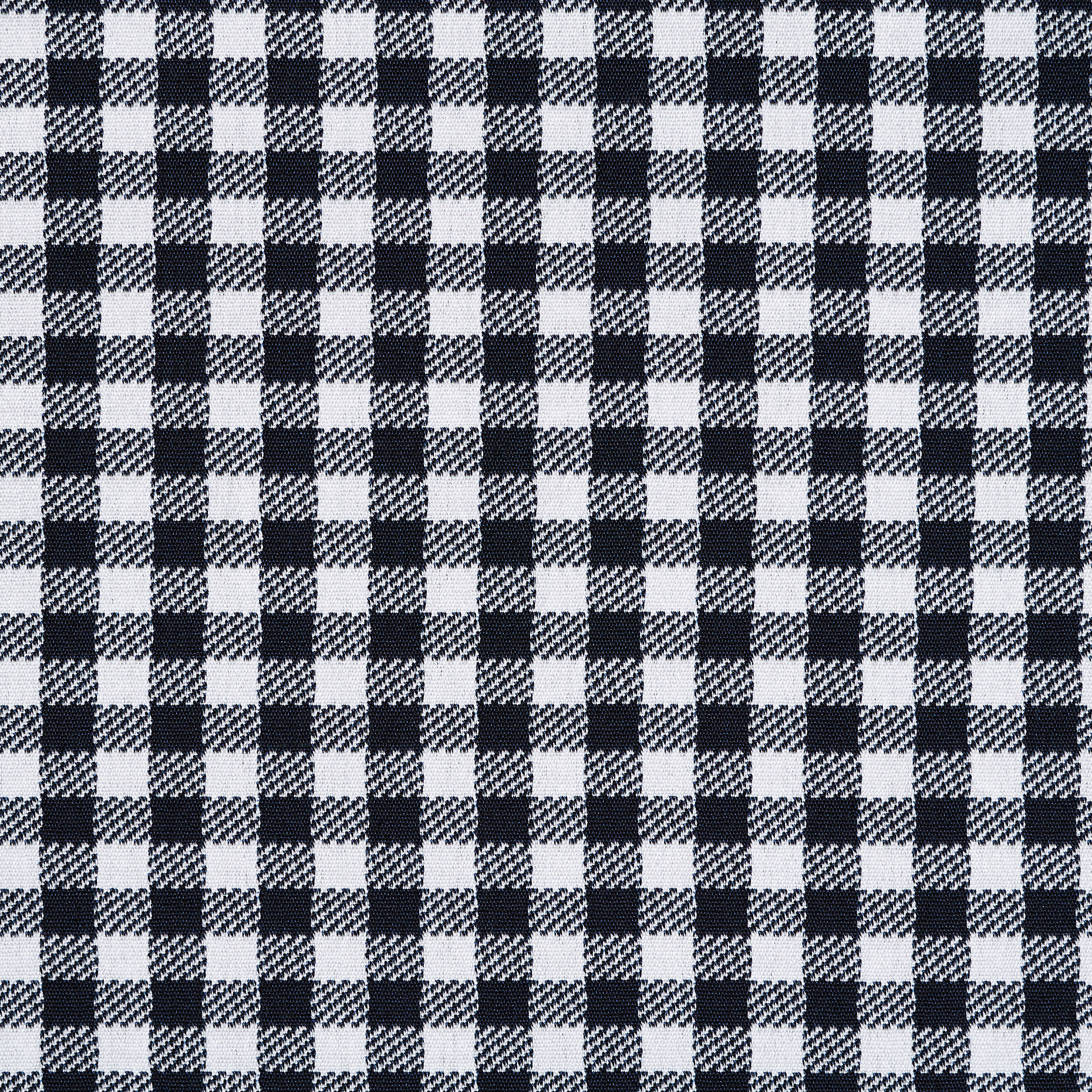 TWILL, COTTON, CHECK, PARISIAN NIGHT&SNOW WHITE (F000048164) - Texture