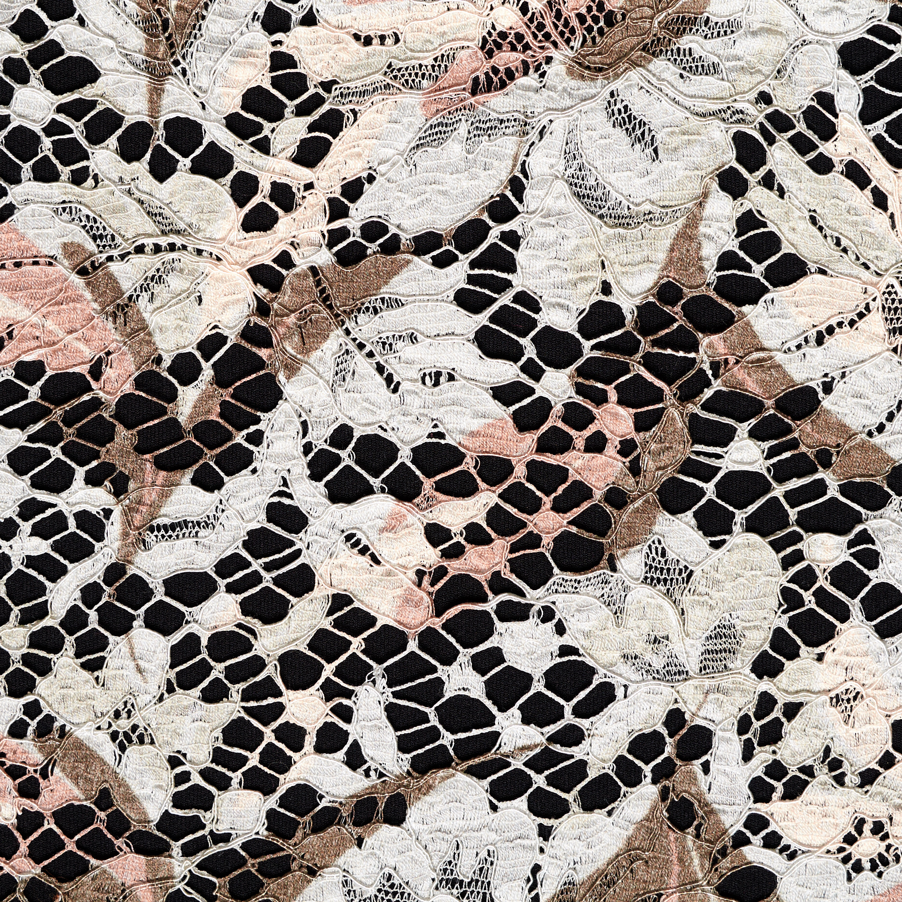 LACE, COTTON, FLORAL, VAPOROUS GRAY (F000045567) - Texture