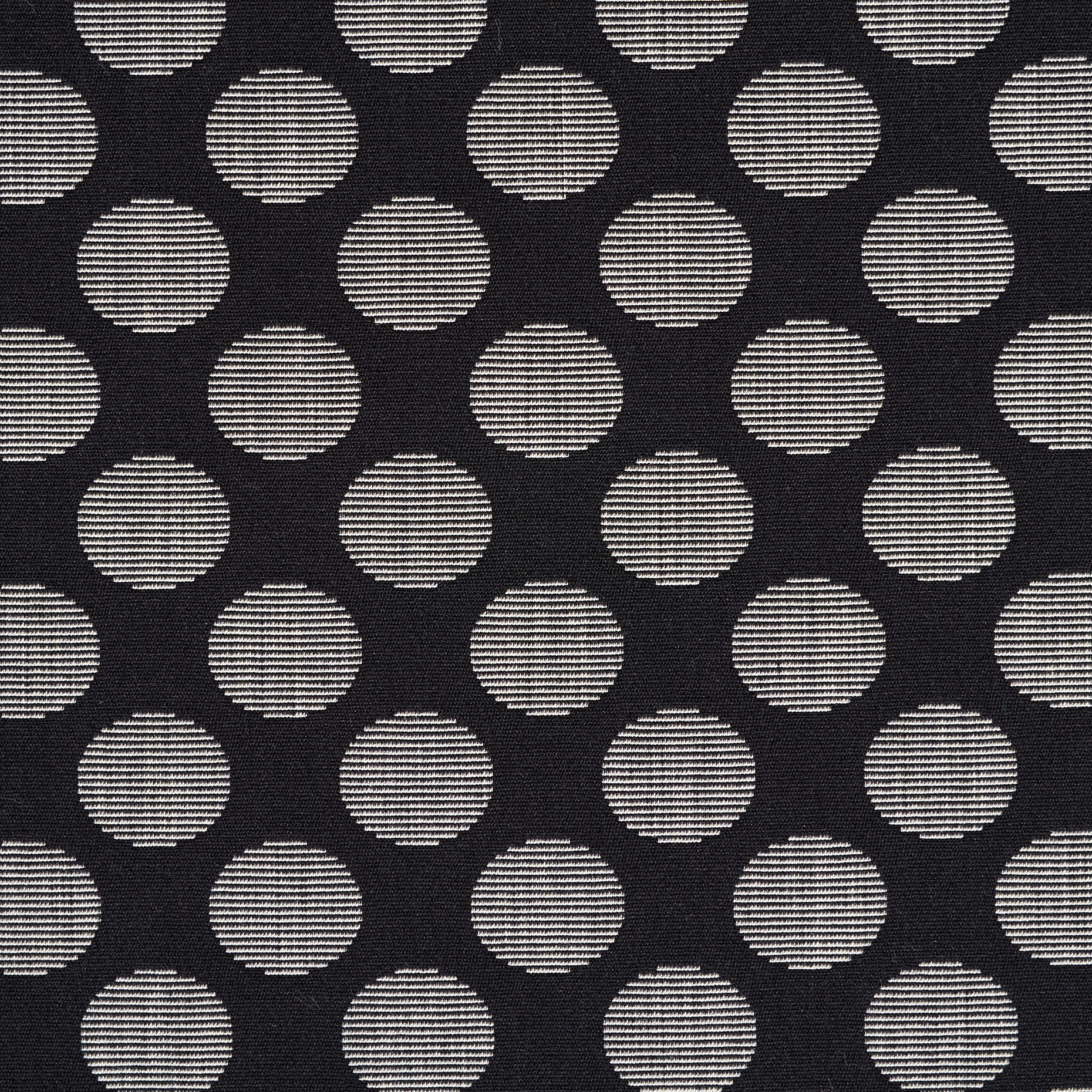 Jacquard Double, Coton, Elástique, Midnight Blue&Ivory (F000026855) - Tissage