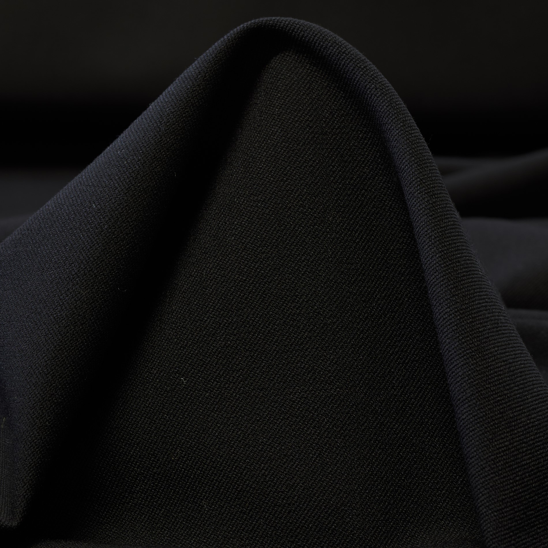 Twill, Misto Viscosa, Stretch, Raven Black (F000031093)