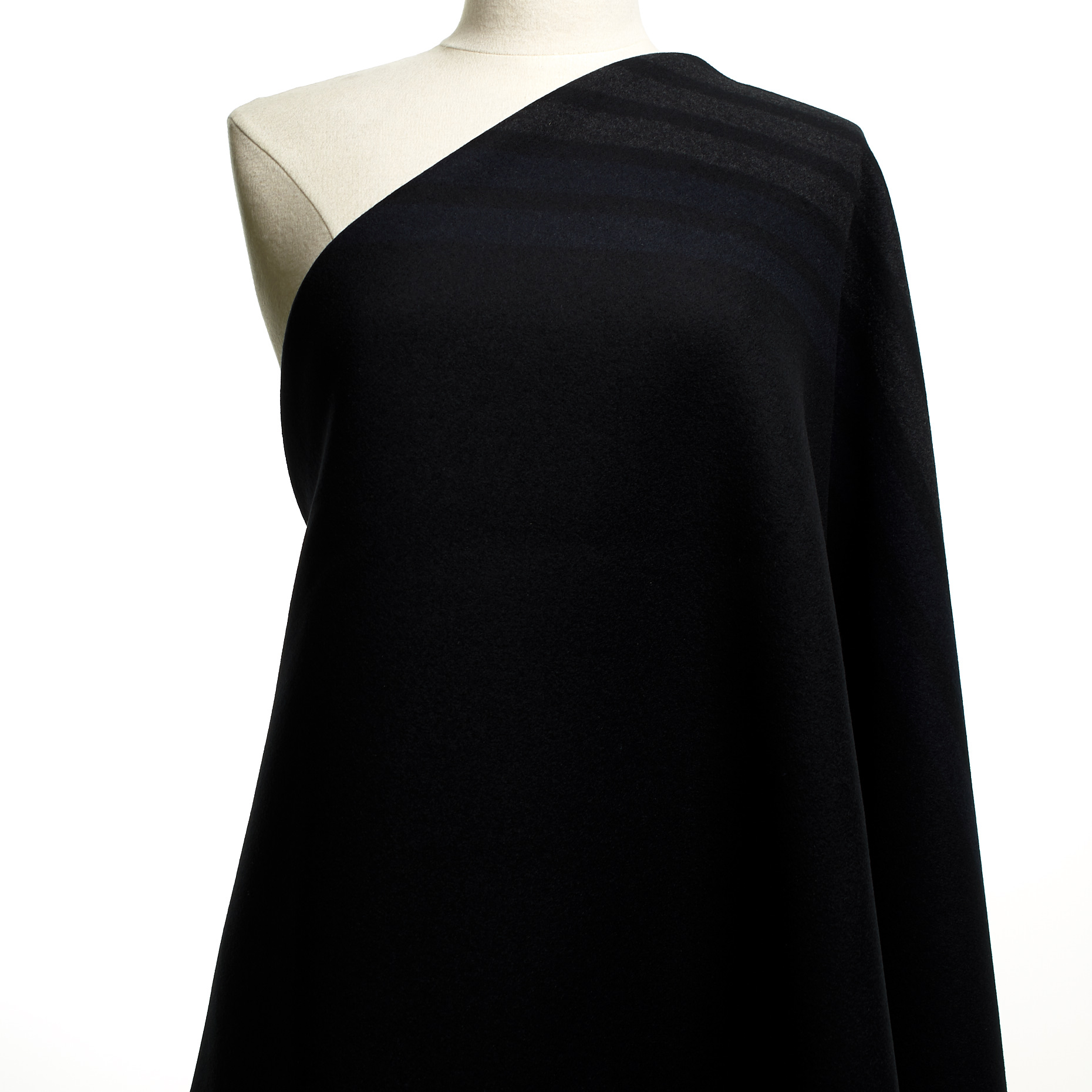 Double, Gotowana wełna, Kaszmir, Raven Black&Parisian Night (F000046523) - Manekin