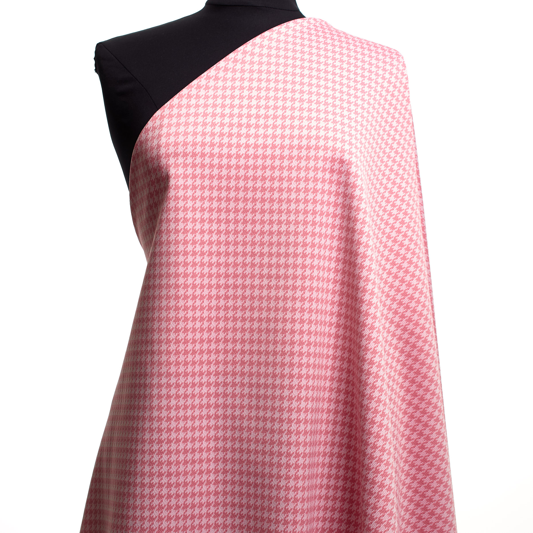 JACQUARD, JERSEY, HOUNDSTOOTH, PINK DOLPHIN&SNOW WHITE (F000043934) - Mannequin