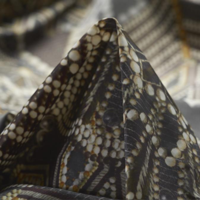 OUTDOOR, NYLON, PRINTED, SNOW WHITE&BLACK OLIVE (F000027528)