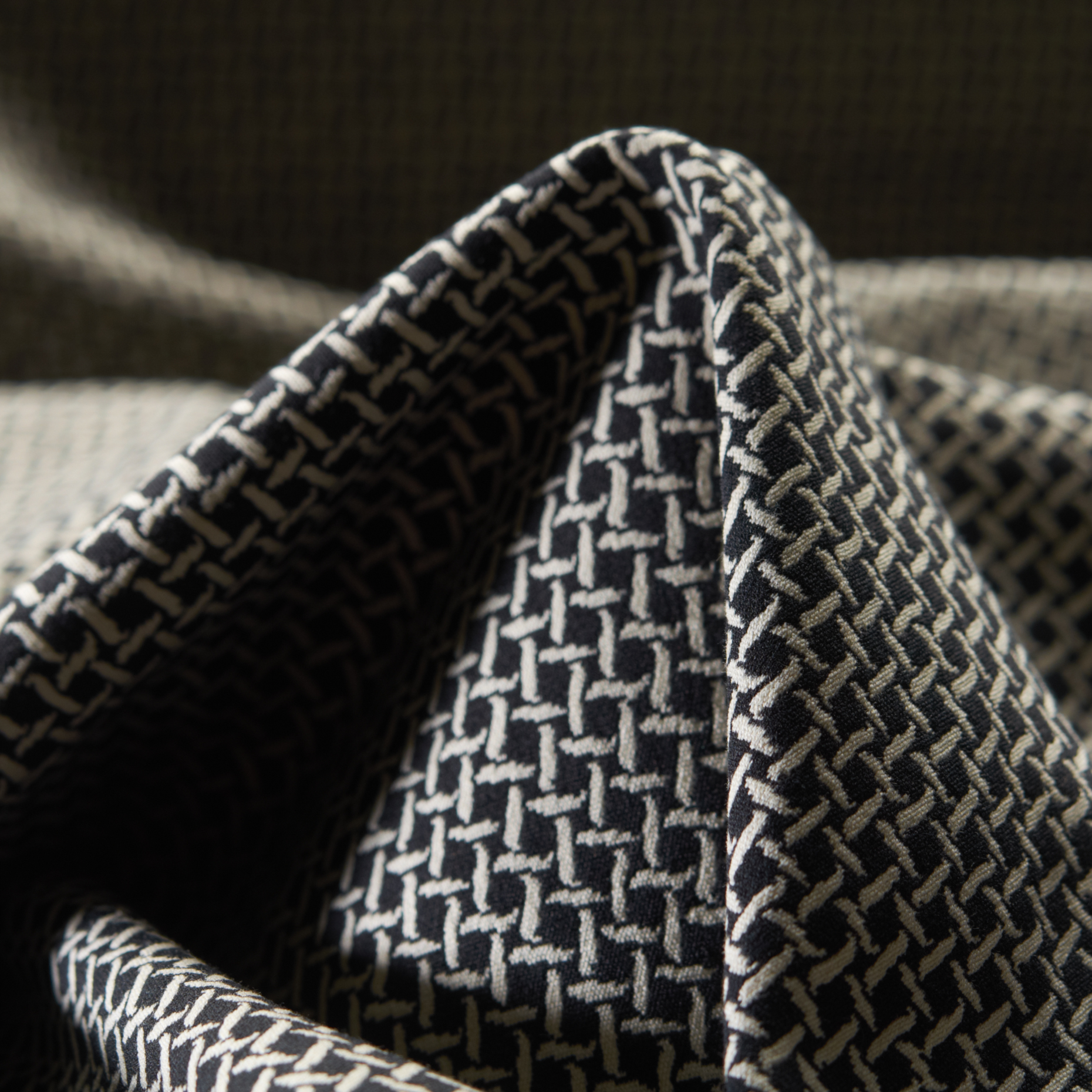 JACQUARD, COTTON, ELASTIC, KIT&RAVEN BLACK (F000022056)