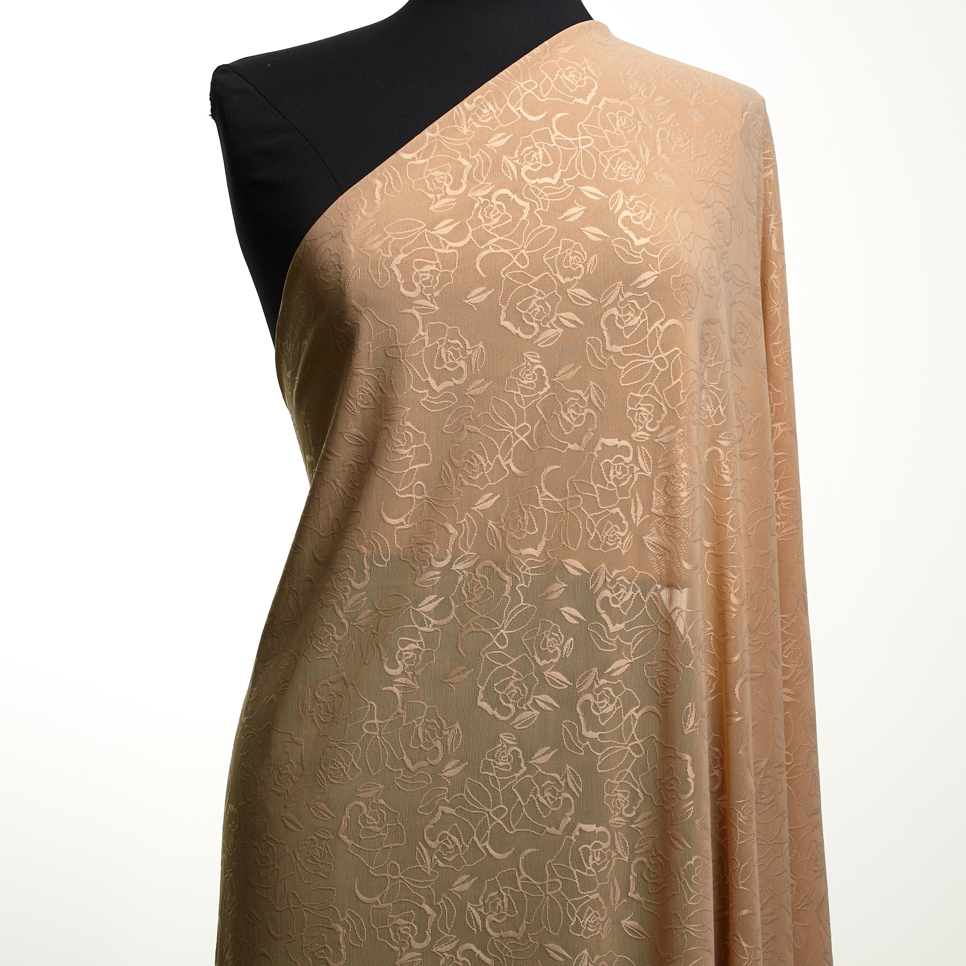 LACE, JERSEY, FLORAL, ROSÉ (F000034642) - Mannequin