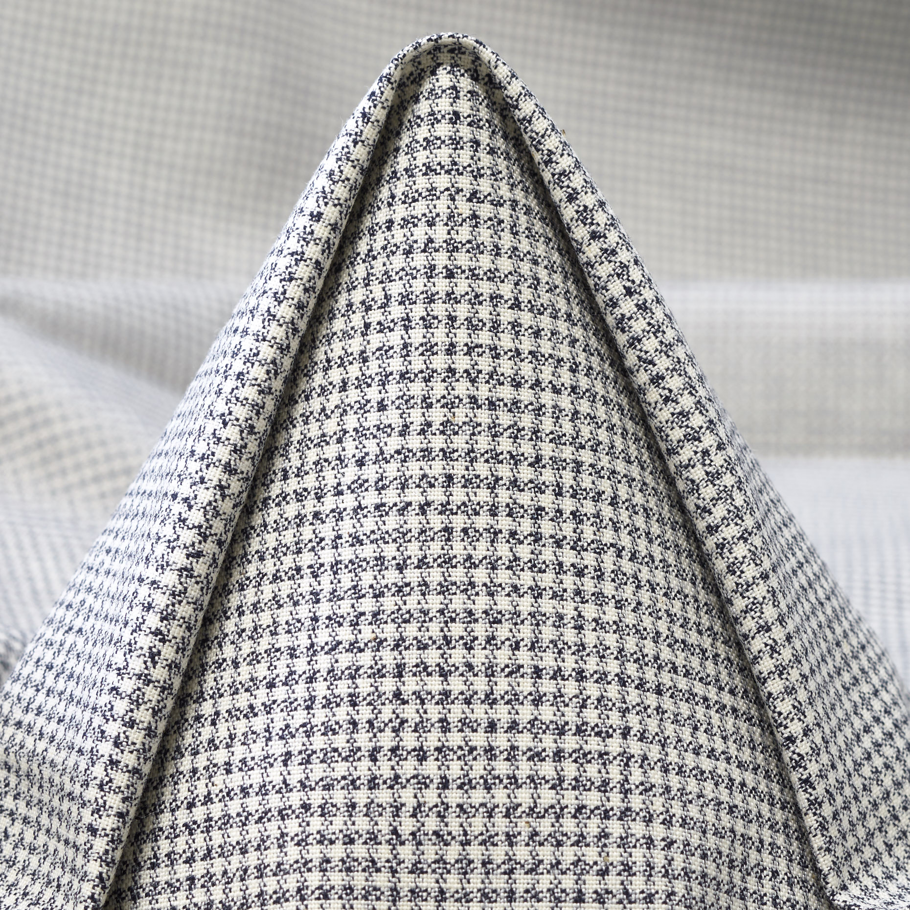 COTTON, ELASTIC, CHECK, RAVEN BLACK&BRILLIANT WHITE (F000045128)