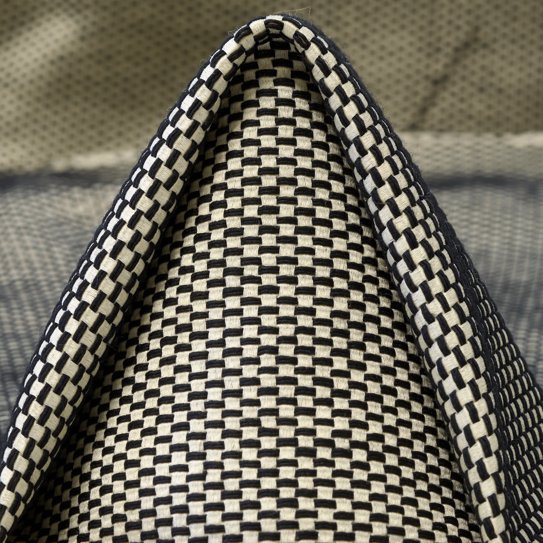 COTTON, MICRO STRUCTURE, ANTIQUE WHITE&RAVEN BLACK (F000048161)