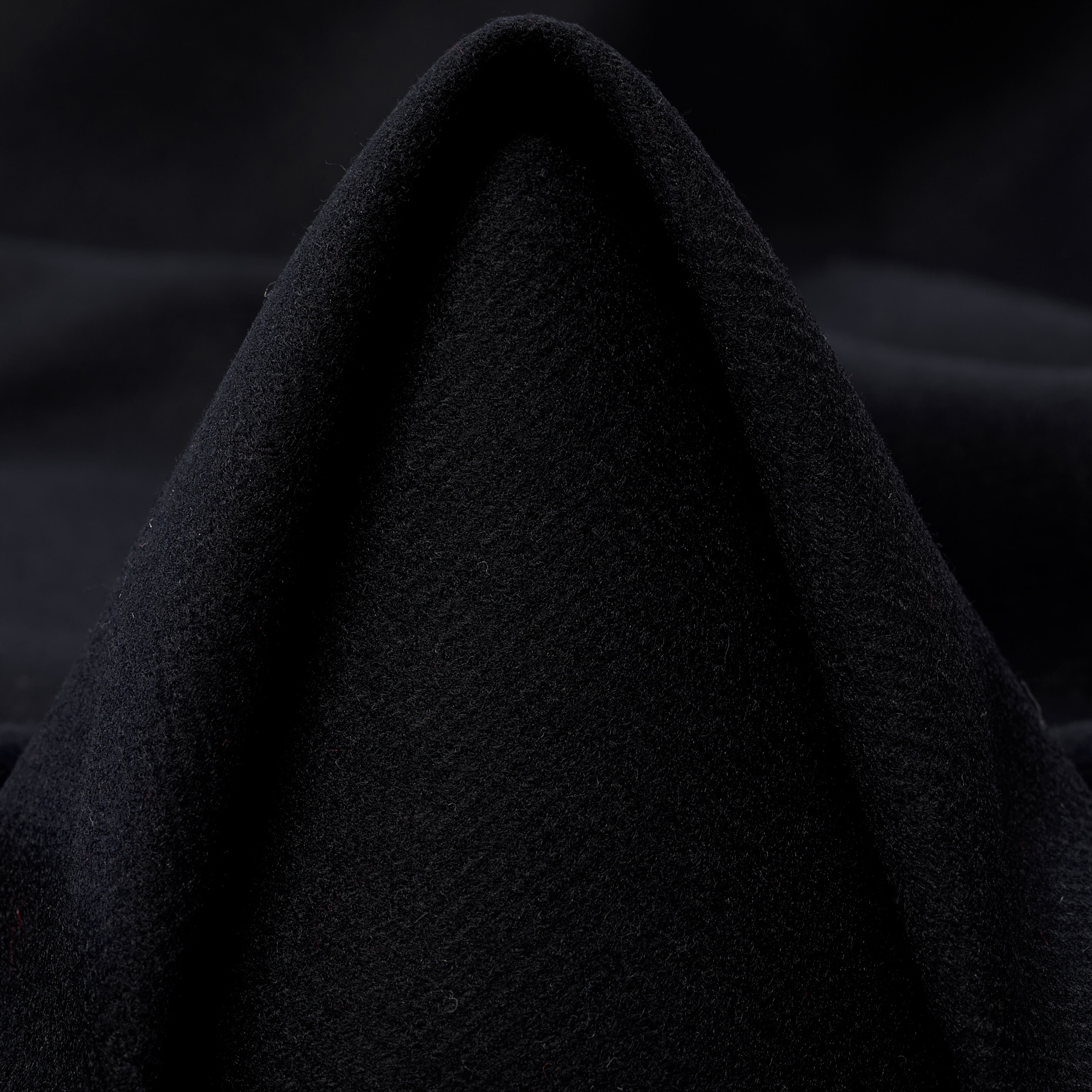 TWILL, WOOL, CASHMERE BLEND, RAVEN BLACK (F000048959)