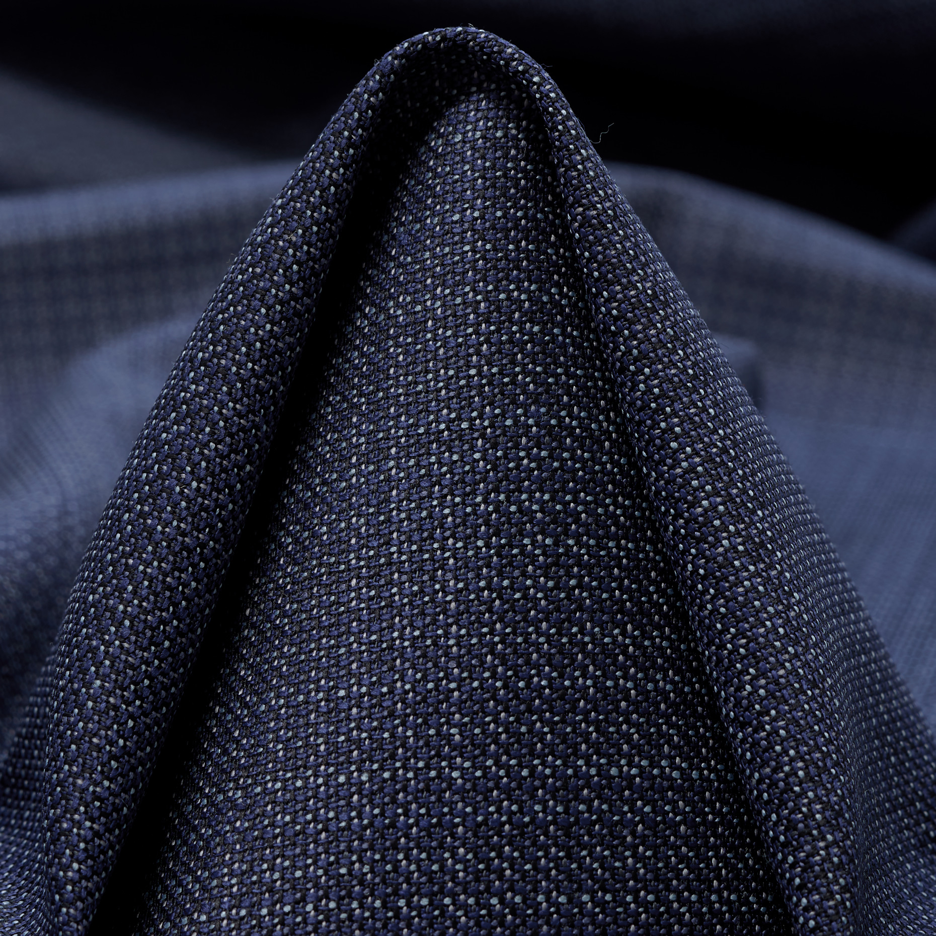 COOL WOOL, VIRGIN WOOL, MICRO DESIGN, BLUE INDIGO (F000047451)