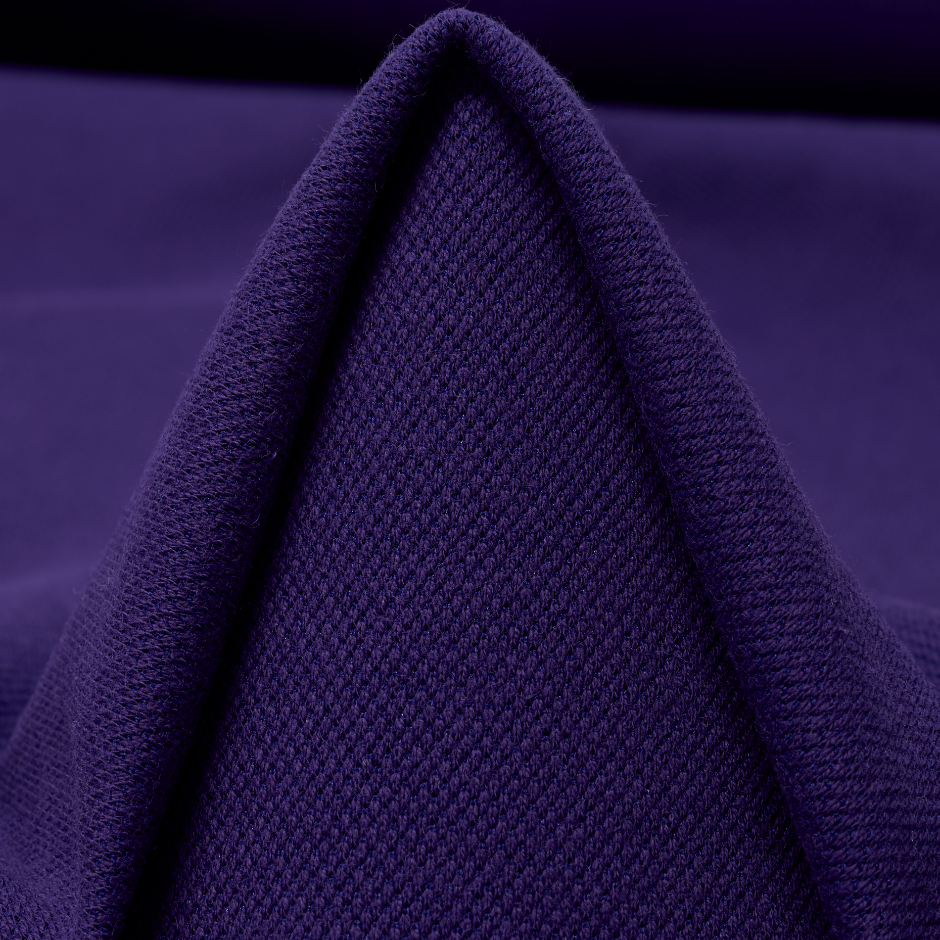 PIQUÉ, COTTON, ELASTIC, MULBERRY (F000047794)