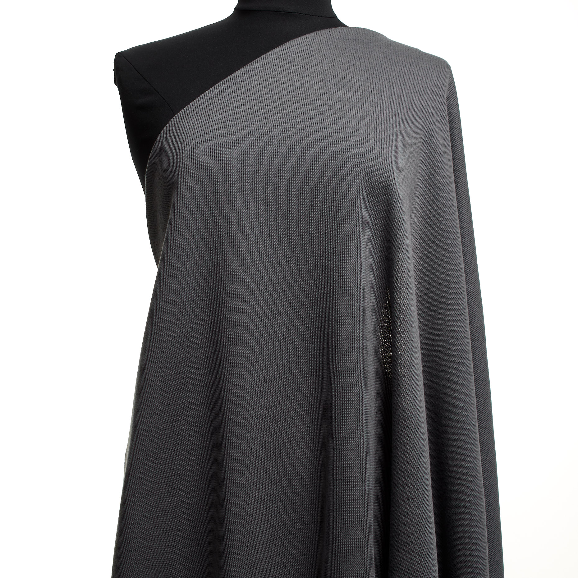 JERSEY, COTTON BLEND, STEEL GRAY (F000044565) - Mannequin