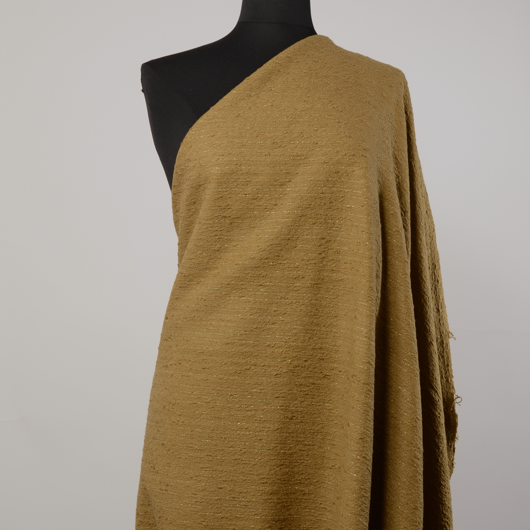 COTTON, SLUB YARN, METALLIC, DIJON&RED GOLD (F000023728) - Mannequin