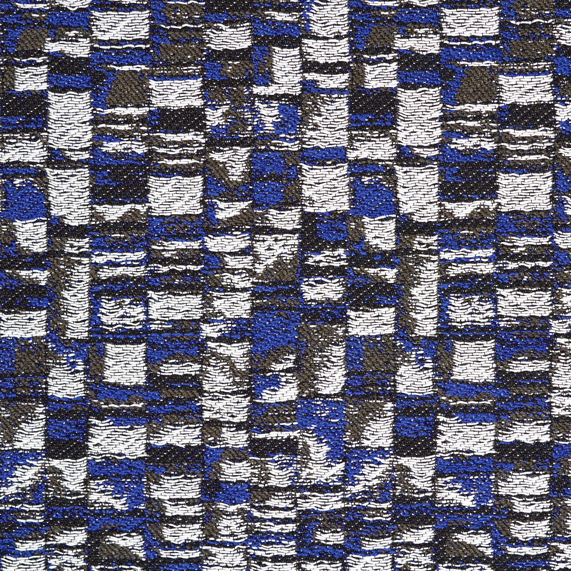 Жаккард , Хлопок Вискоза, Абстрактный, Lapis Blue&Tobacco (F000019979) - Ткань