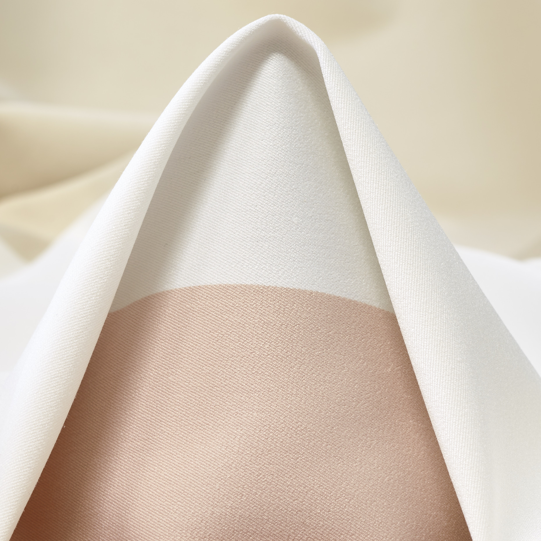 SATIN, VISCOSE BLEND, ELASTIC, VANILLA ICE&BROWN RICE (F000030730)