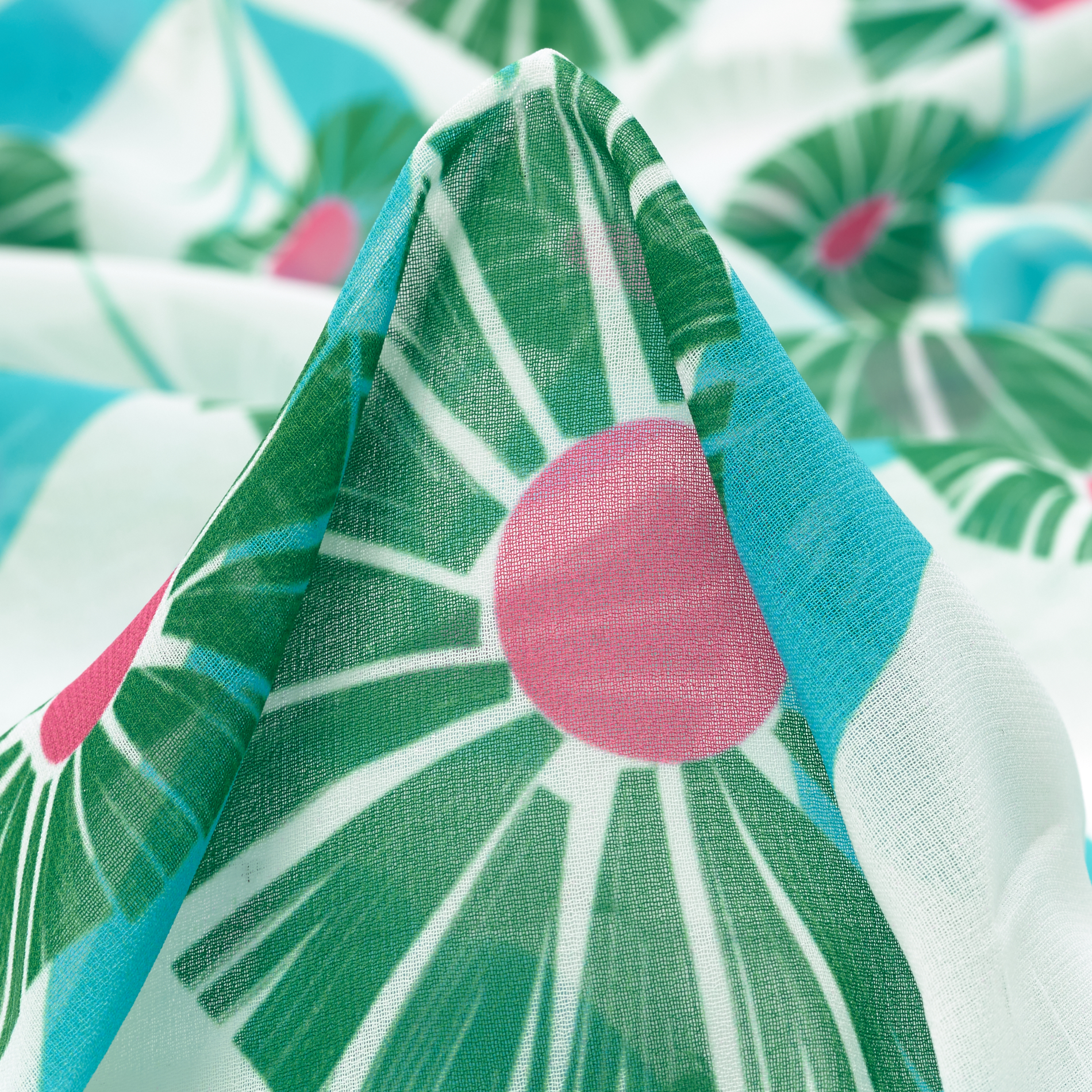 CHIFFON, FLORAL, NIMBUS CLOUD&GREEN LAKE (F000033183)