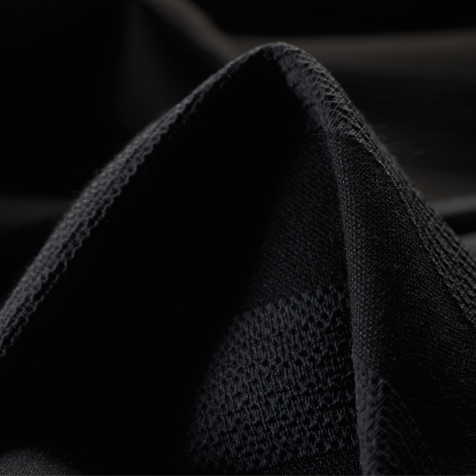 JERSEY, VISCOSE BLEND, STRIPES, RAVEN BLACK