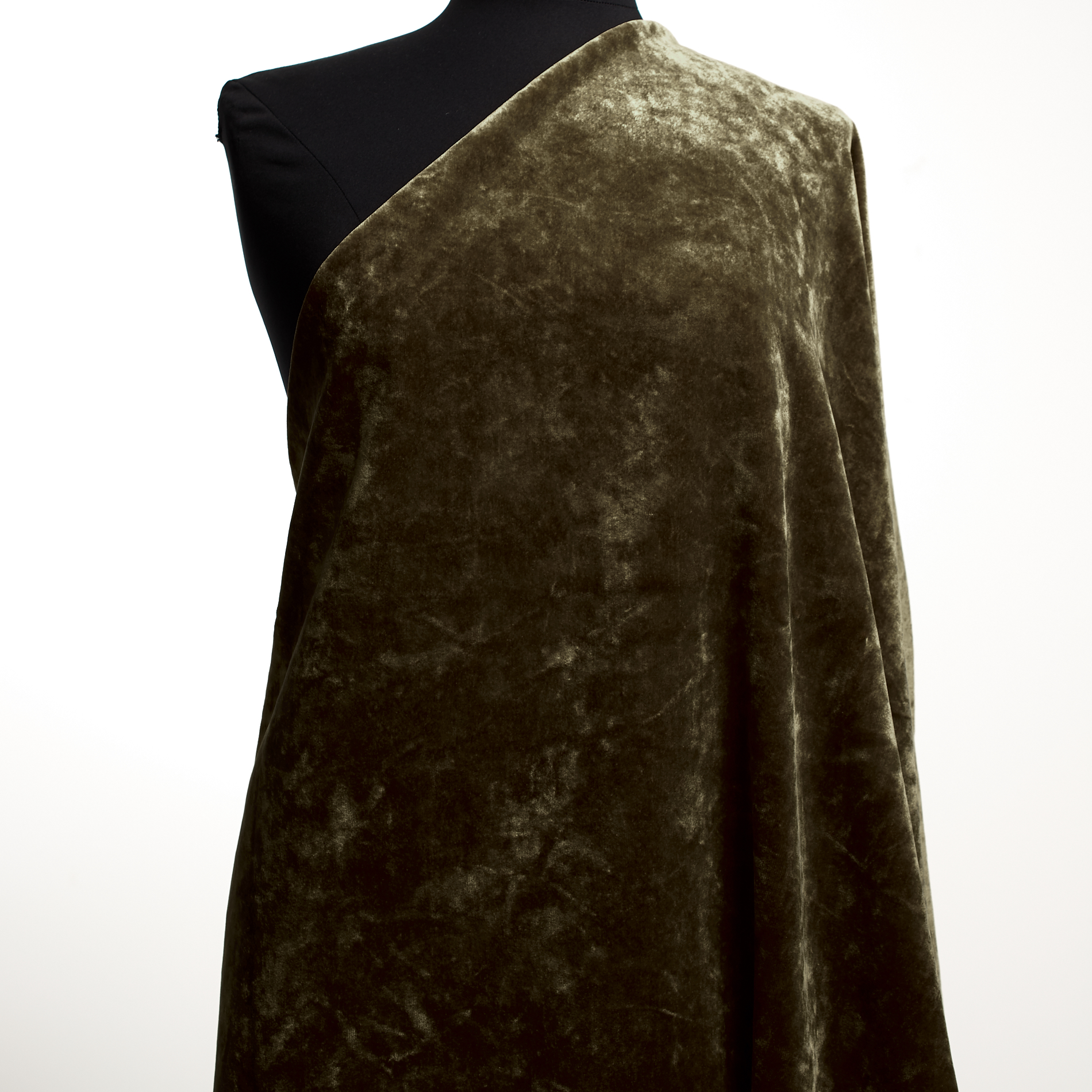 VELVET, VISCOSE, DUSTY OLIVE (C0002250) - Mannequin
