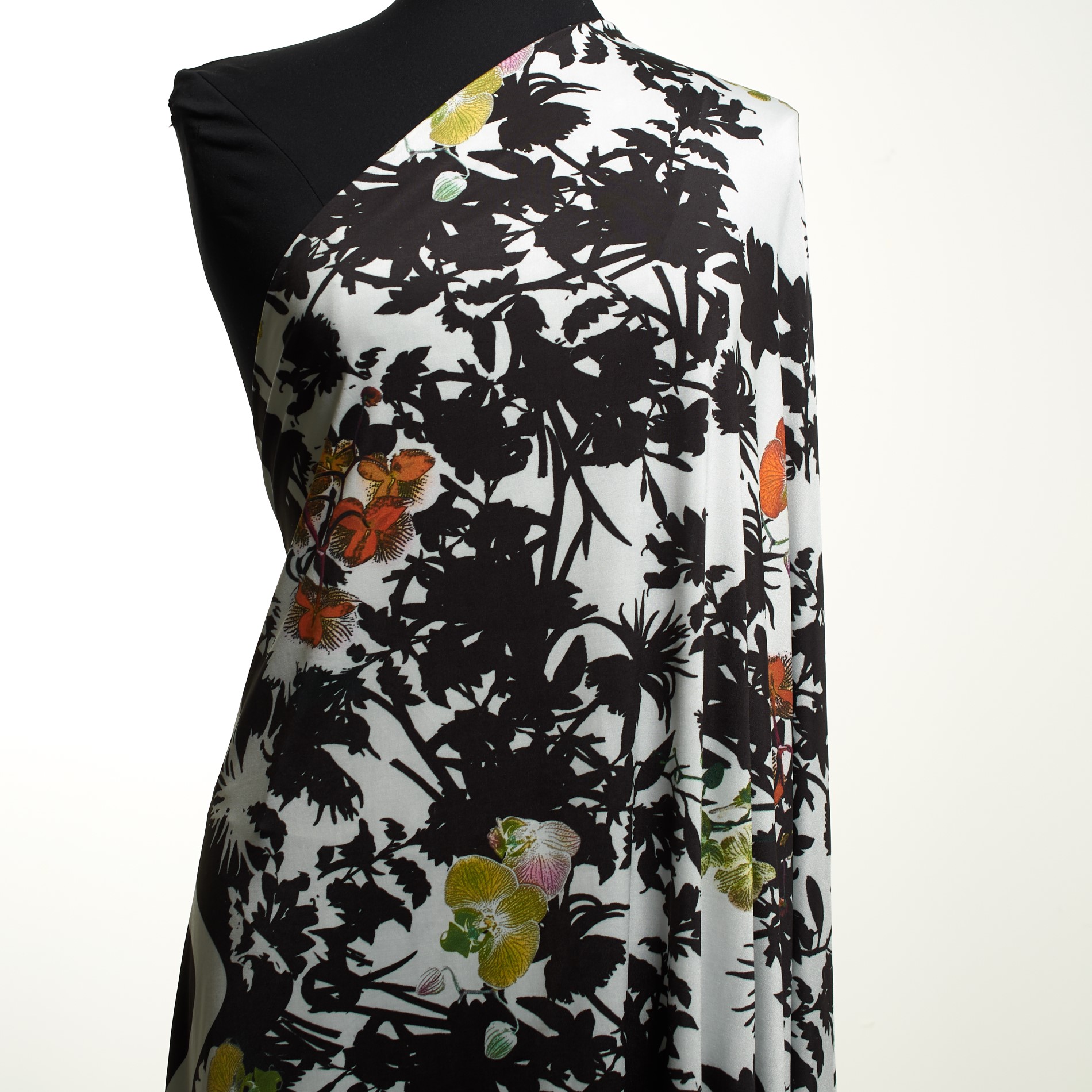 SINGLE JERSEY, PRINTED, DUSTY ORANGE&SNOW WHITE (F000031398) - Mannequin