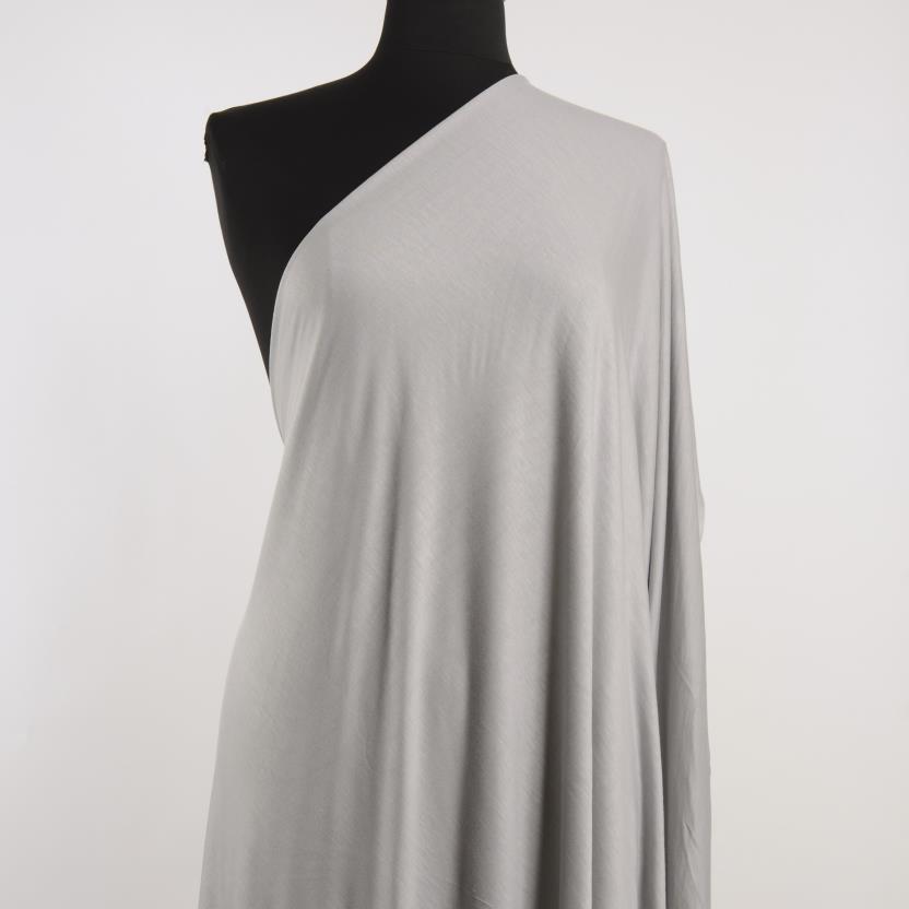 SINGLE JERSEY, VISCOSE, SILVER (F000030252) - Mannequin