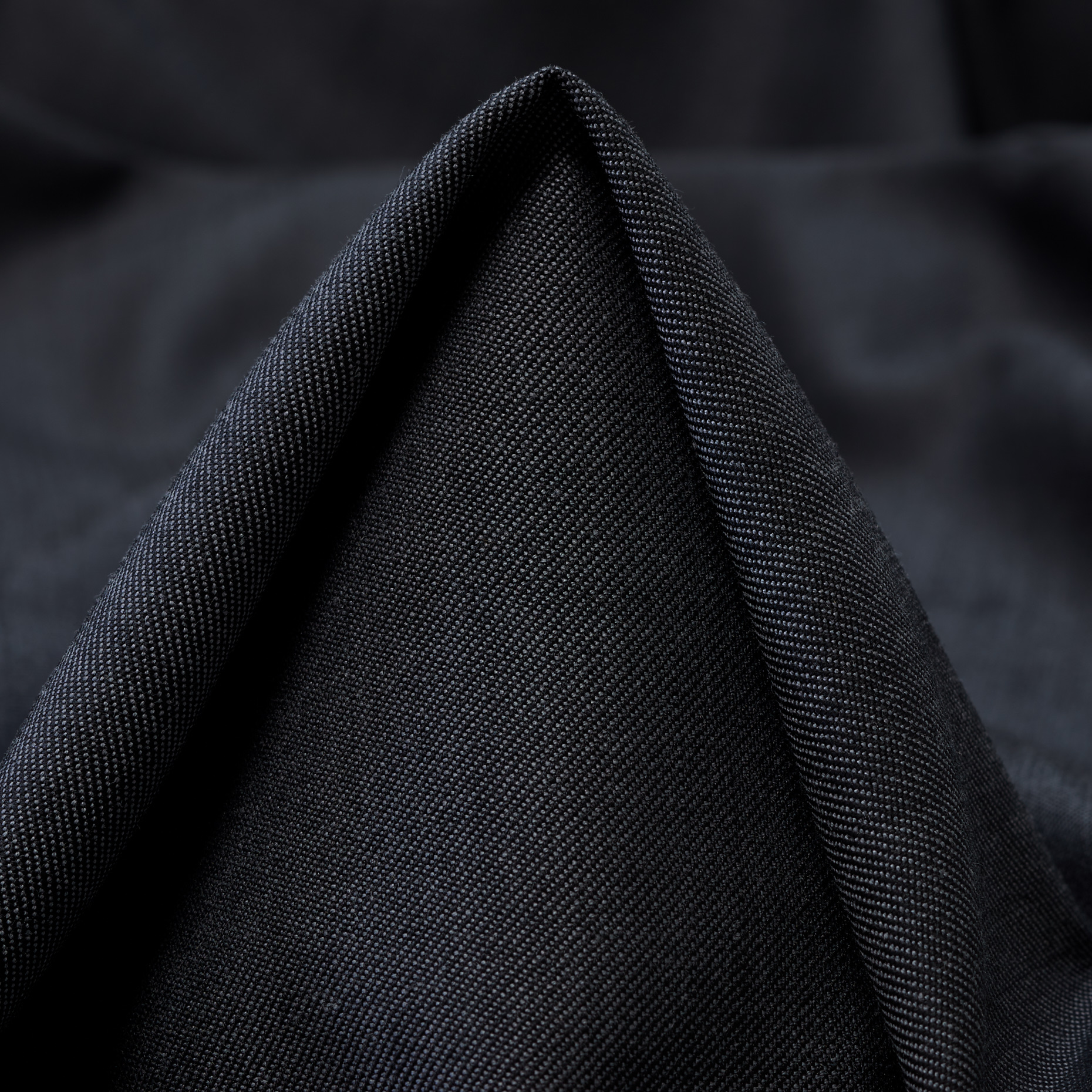 TWILL, WOOL COTTON, MELANGE, BLACKENED PEARL (F000024094)