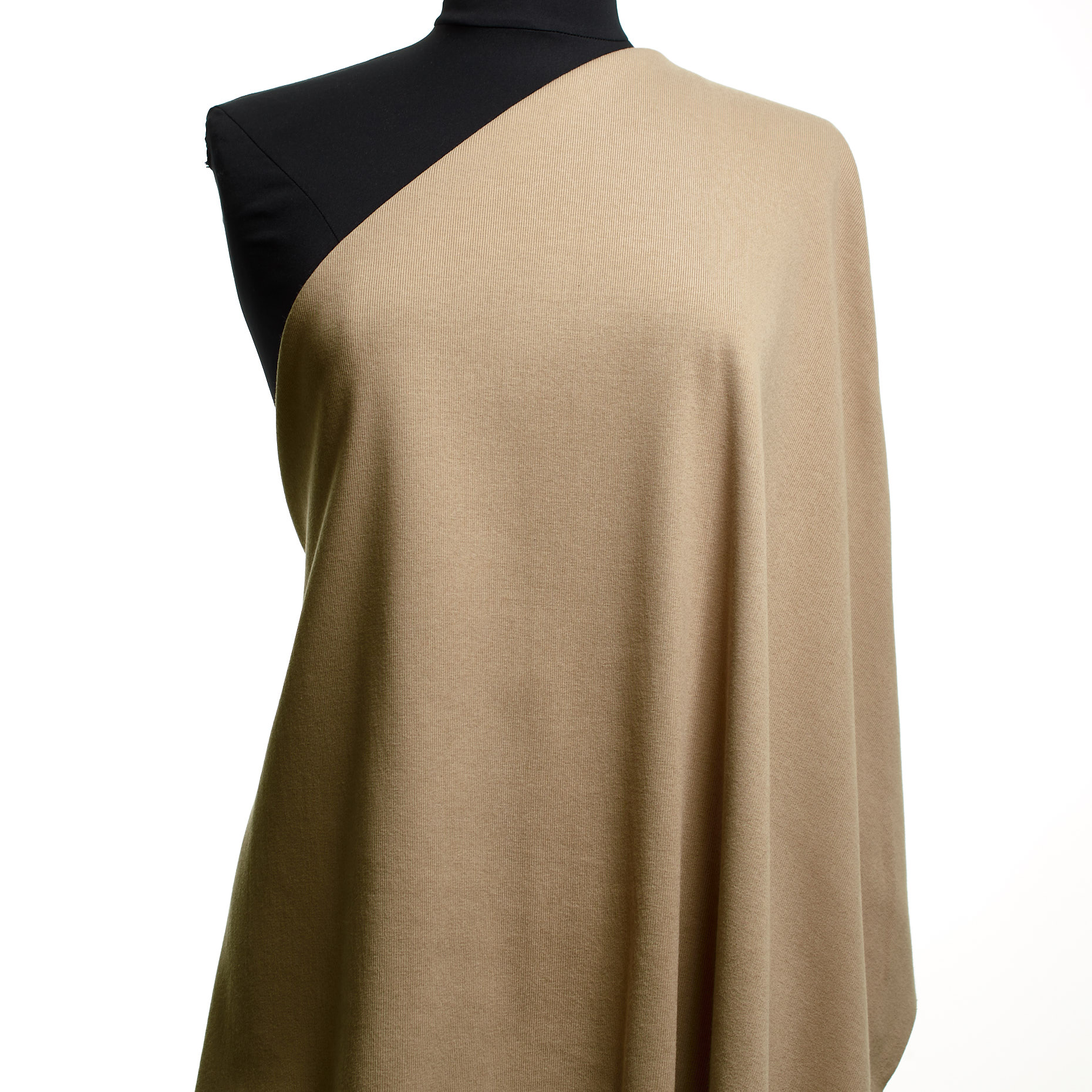 Jersey a costine, Cotone, Light Taupe (F000046315) - Manichino