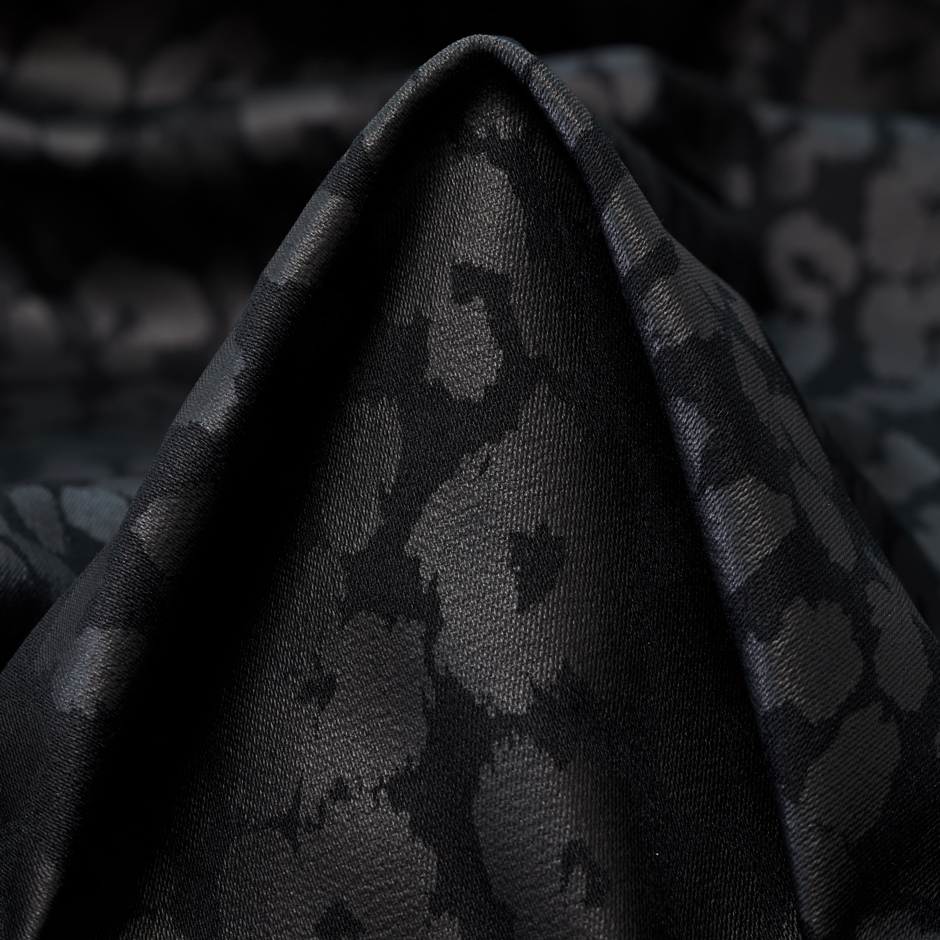 Твил, Хлопок, Anthracite&Raven Black (F000043899)