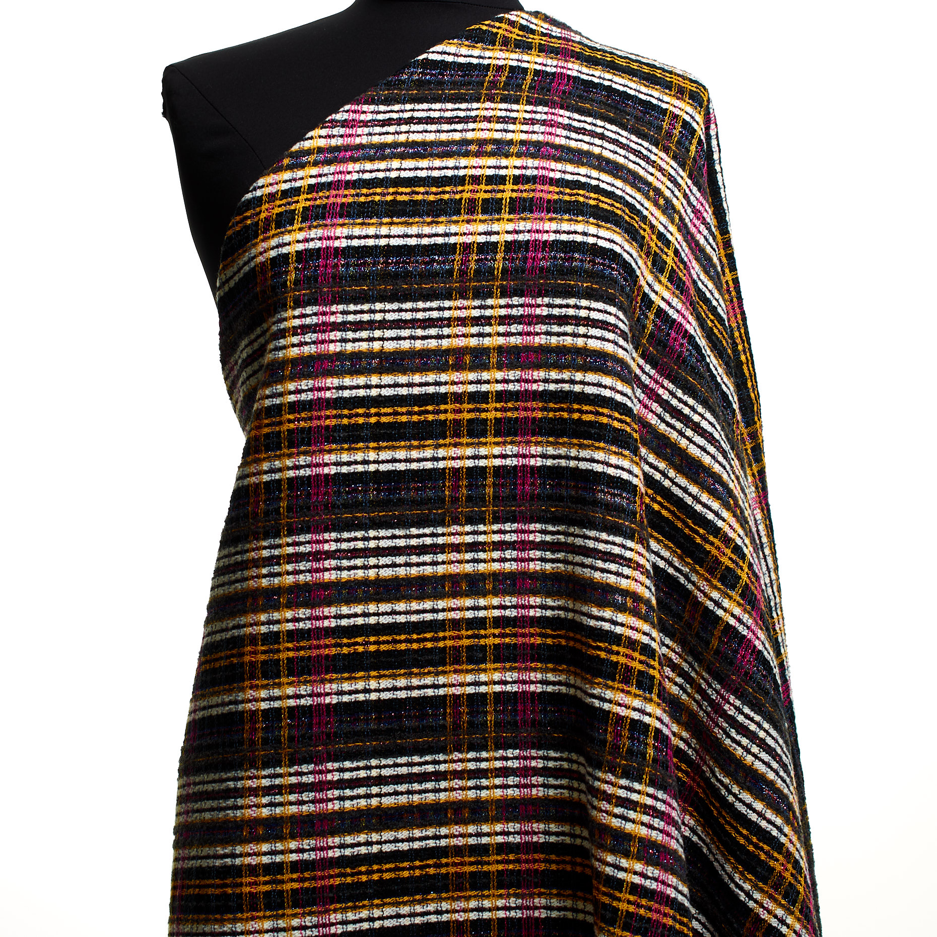 BOUCLÉ, CHANEL, LUREX, PHLOX PINK&RAVEN BLACK (P000002930) - Mannequin