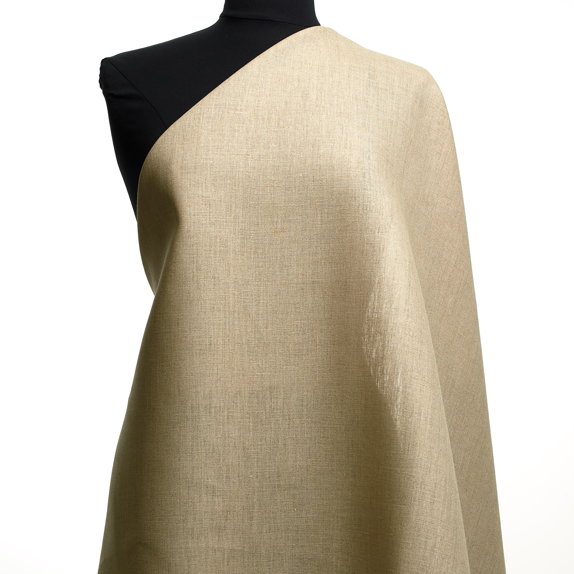 Lin, Melange, Tissu Rigide , Feather Gray (F000048213) - Mannequin